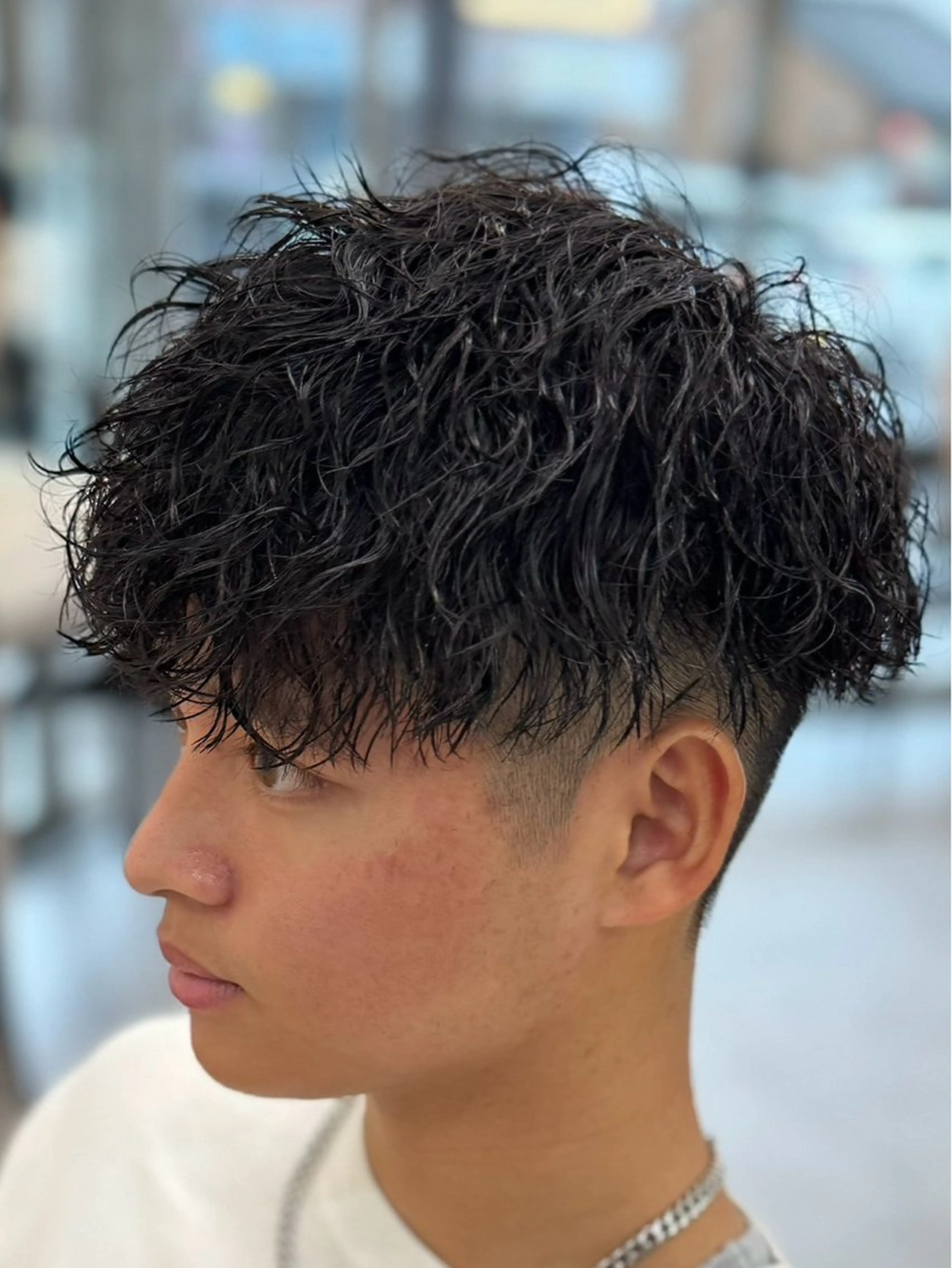パーマ メンズ カット パーマ KING of hair by NOISM所属・梅田/メンズカット/ パーマ/秋本 大智のヘアスタイル