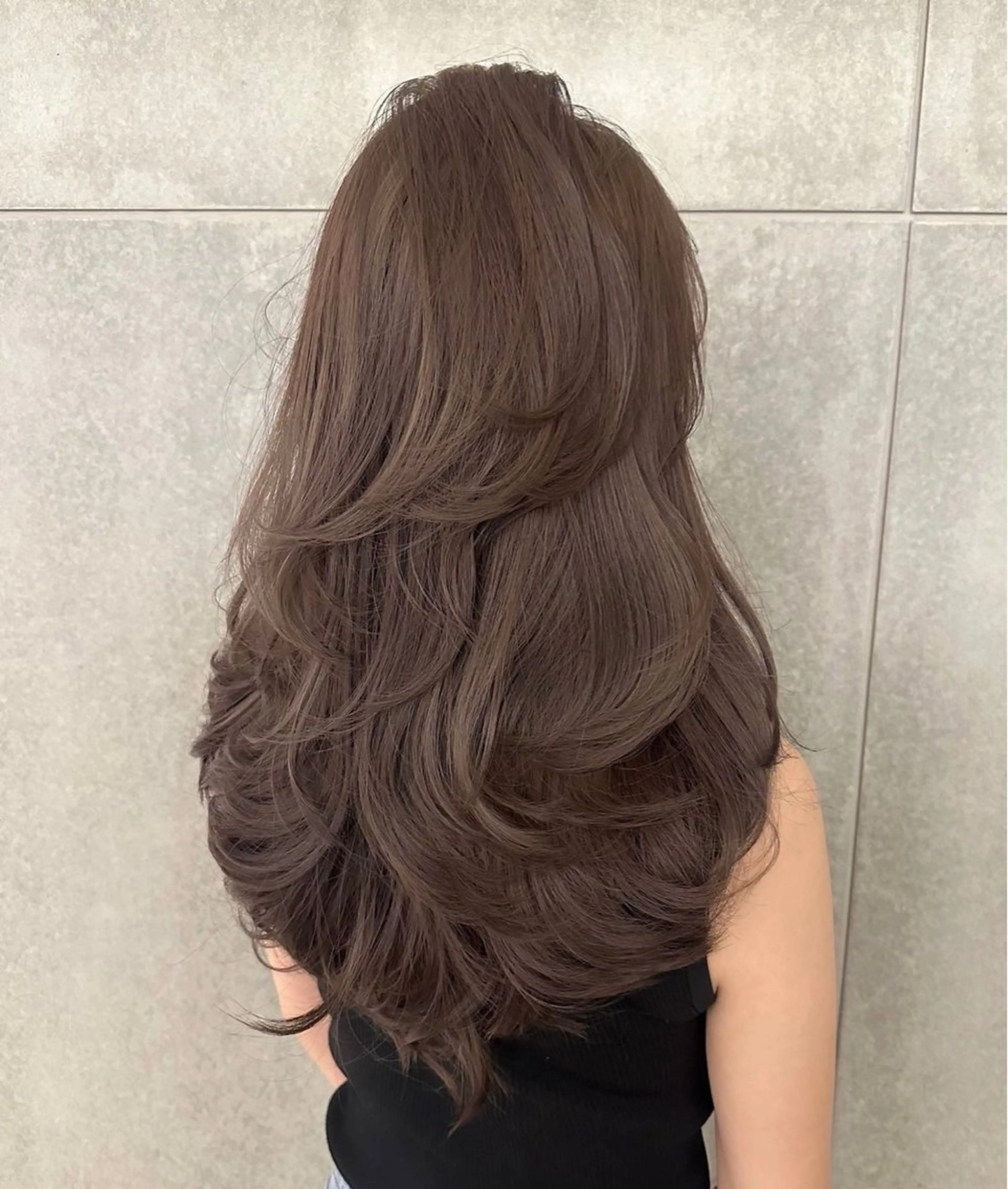 ロング 繁田 朱音のヘアスタイル