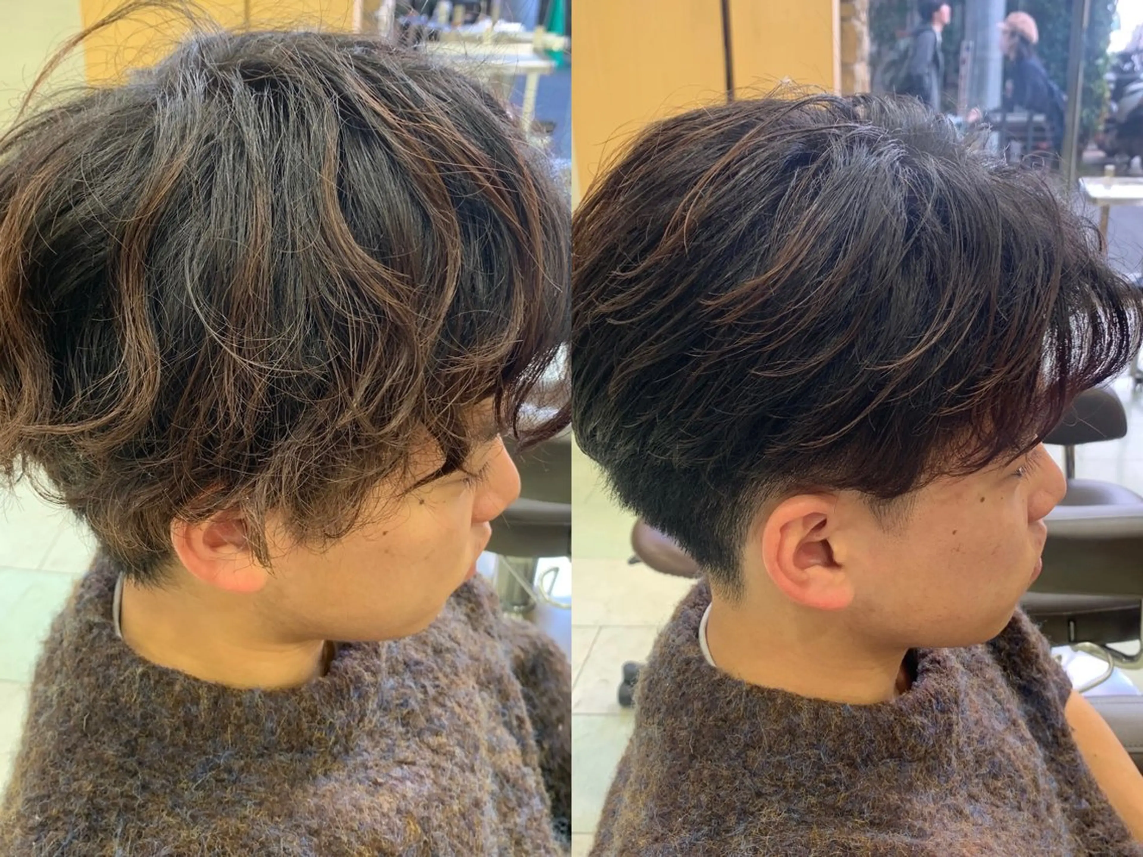 メンズ カット メンズカットパーマ 【フェザーパーマ】のヘアスタイル