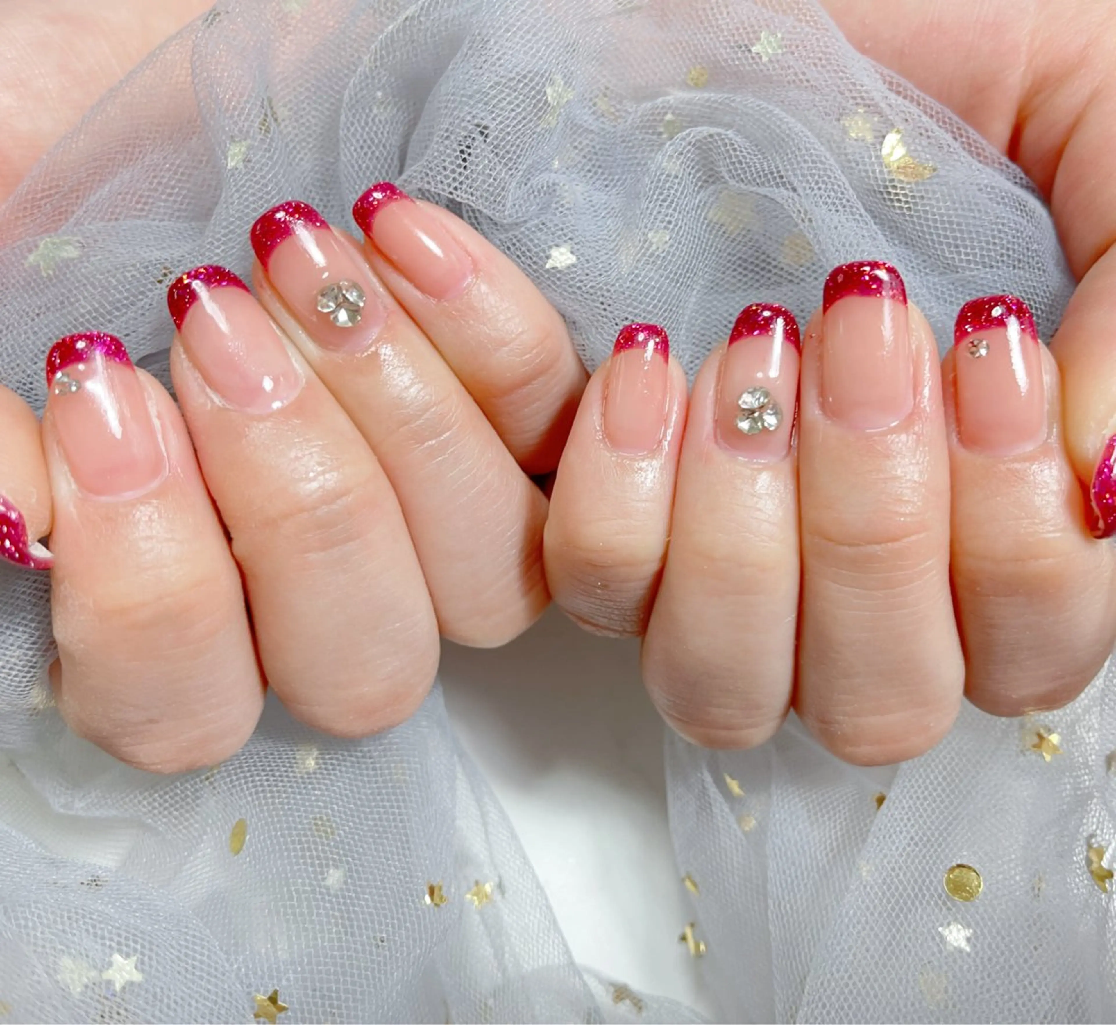 ネイル ハンドネイル 🎀ネイルサロン エクラYUI🎀のネイルデザイン
