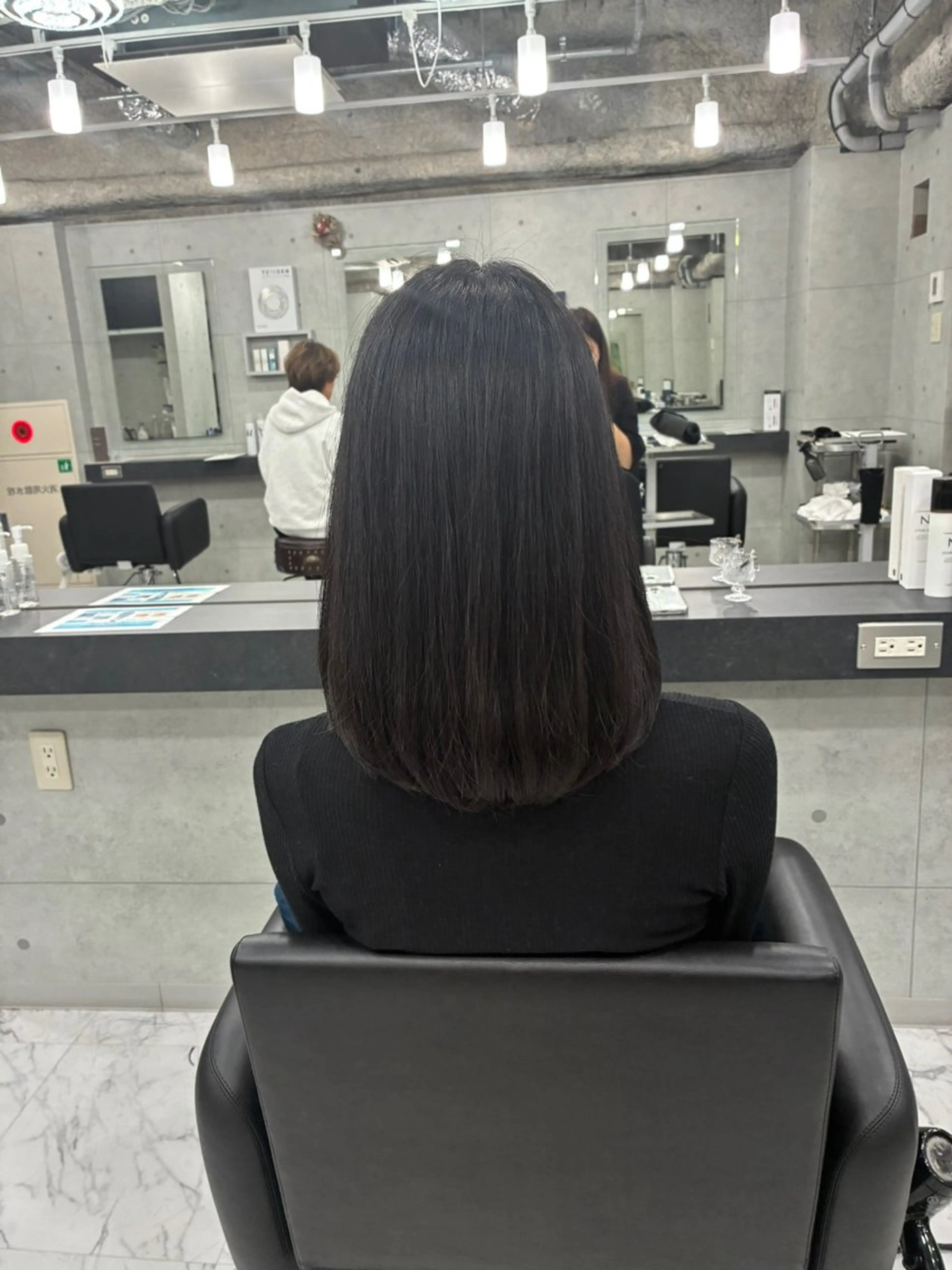 ロング カラー 黒髪 カット ヘアカラー トリートメント Endearing所属・Endearing 北澤那未🌟銀座のヘアスタイル