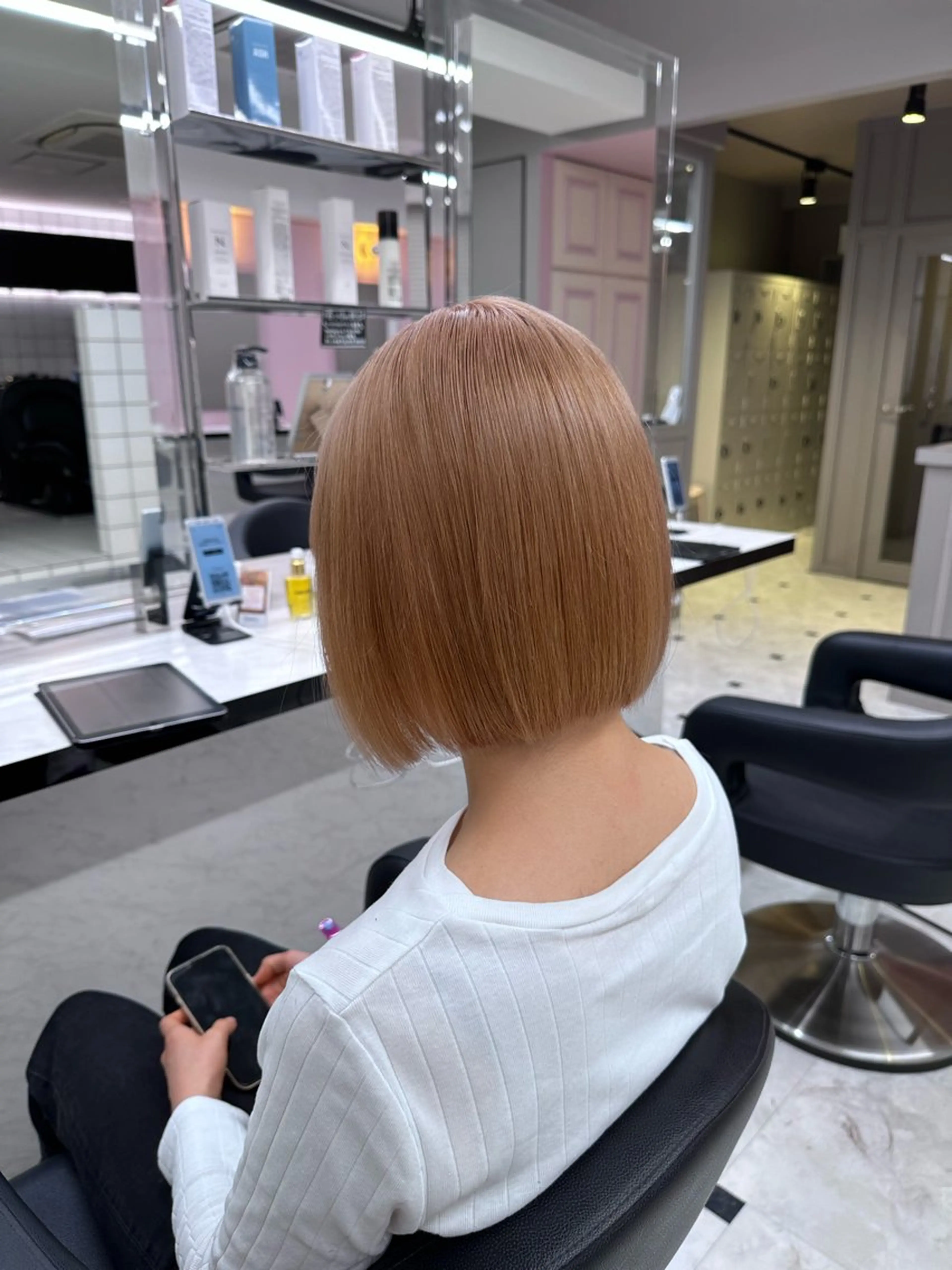 ミディアム カラー 🐺メンズパーマ マッシュ　あさひ🐺のヘアスタイル