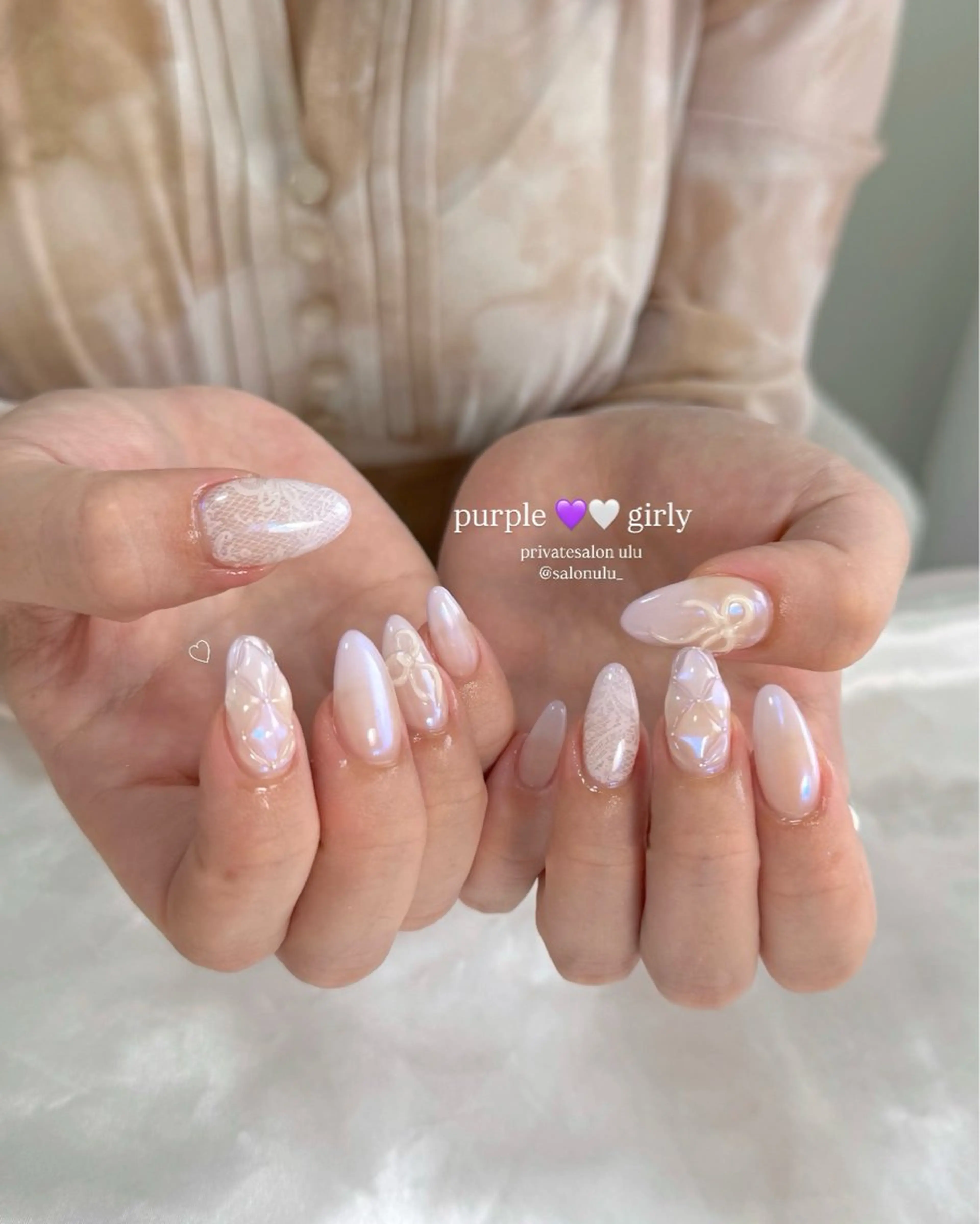 ネイル ハンドネイル private salon uluのネイルデザイン
