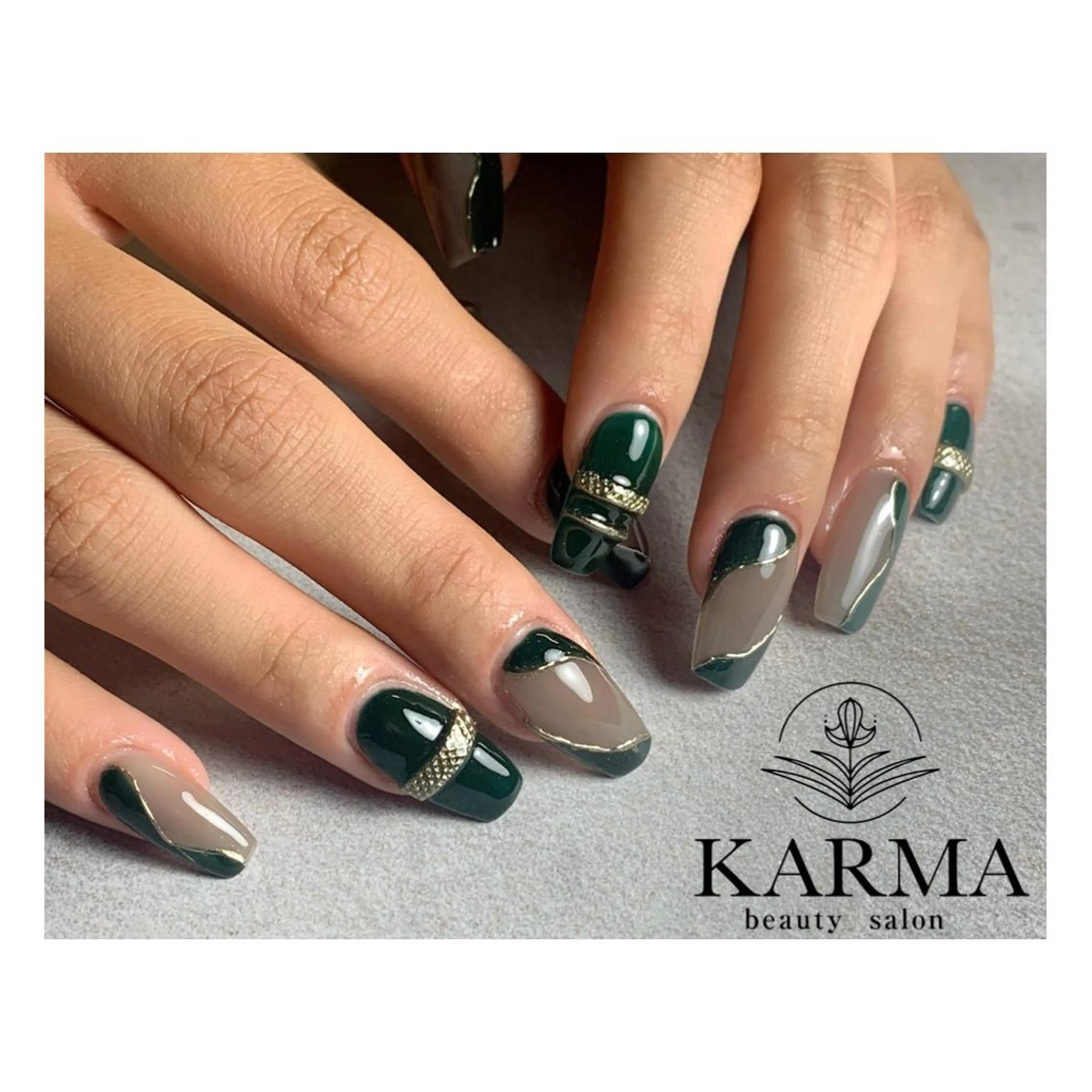 ロング ネイル ハンドネイル KARMA salonのネイルデザイン