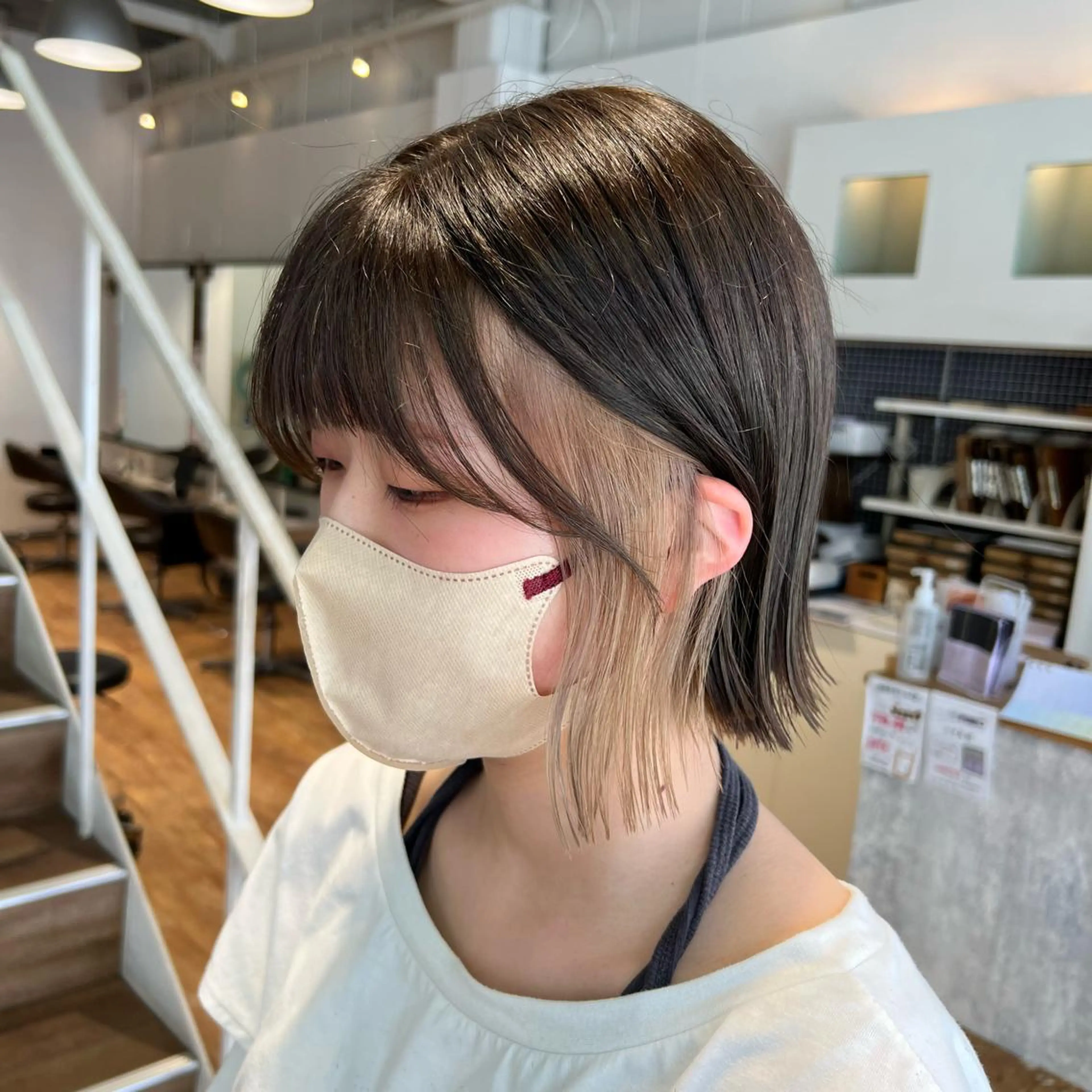 カラー ヘアカラー インナーカラー♡ Nanakoのヘアスタイル