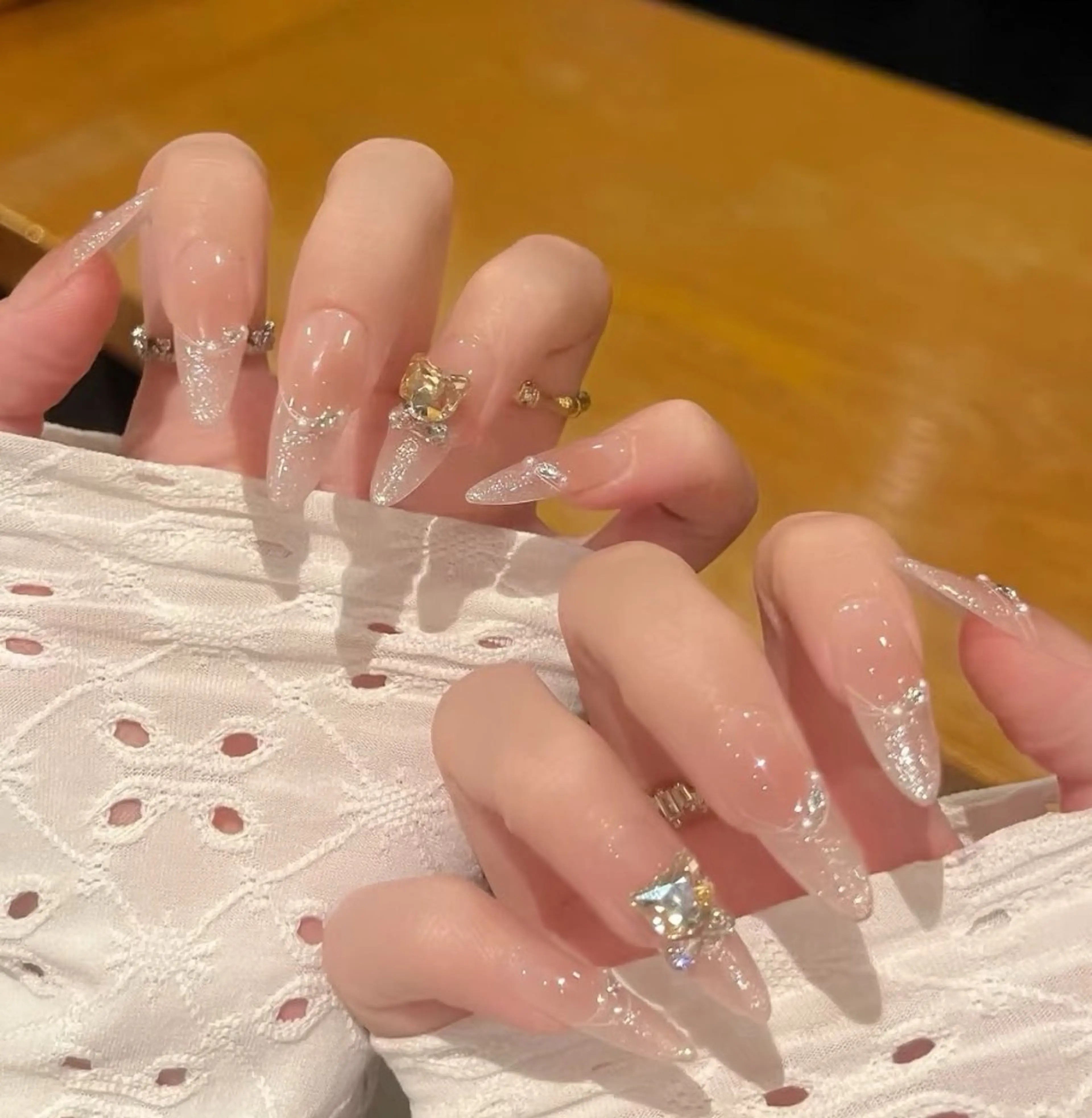 ネイル Miu Miu 🎀 長さだし專門のネイルデザイン