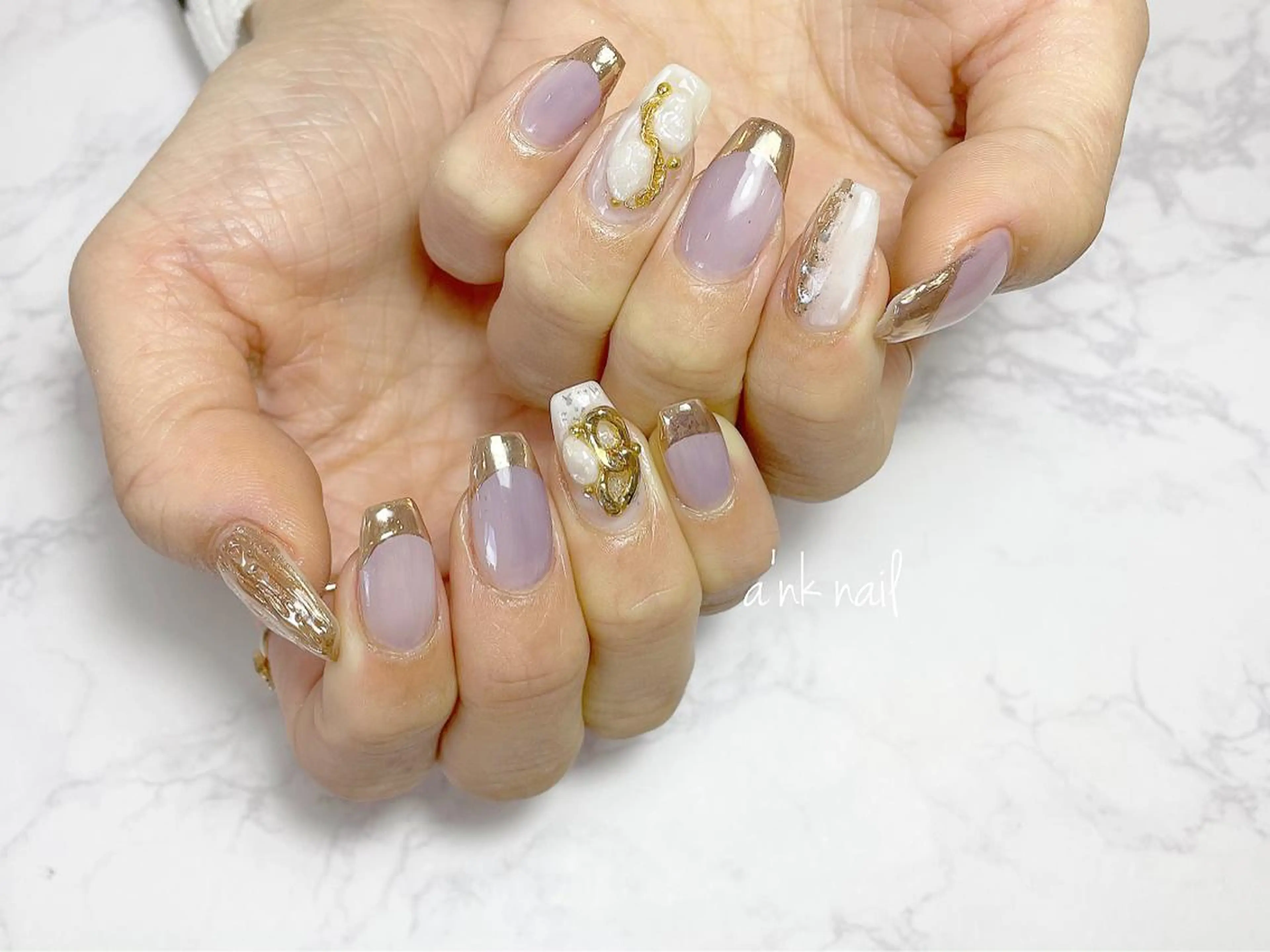 ジェルネイル(10本アート込み)の写真