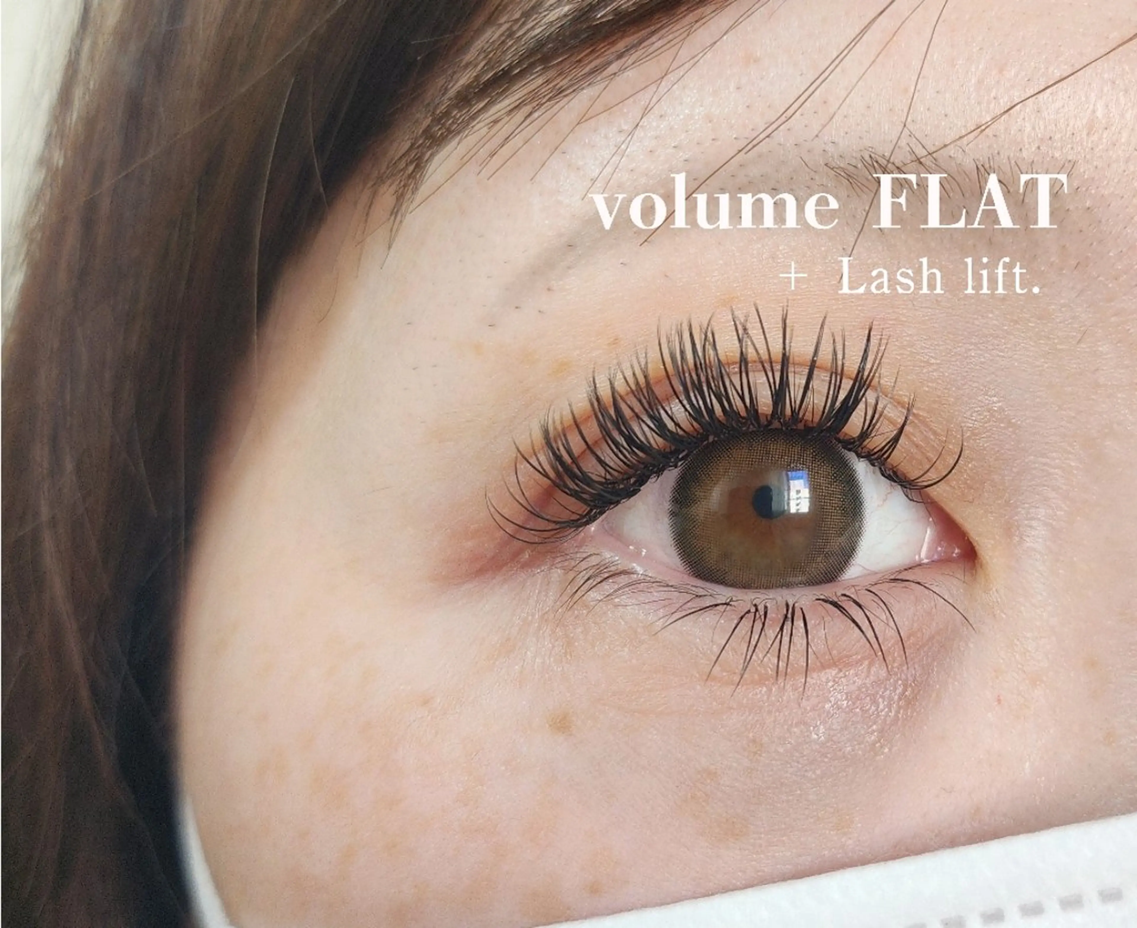 濃さ1⃣▶FLAT×Volume🖤✨濃さ重視な方◎の写真