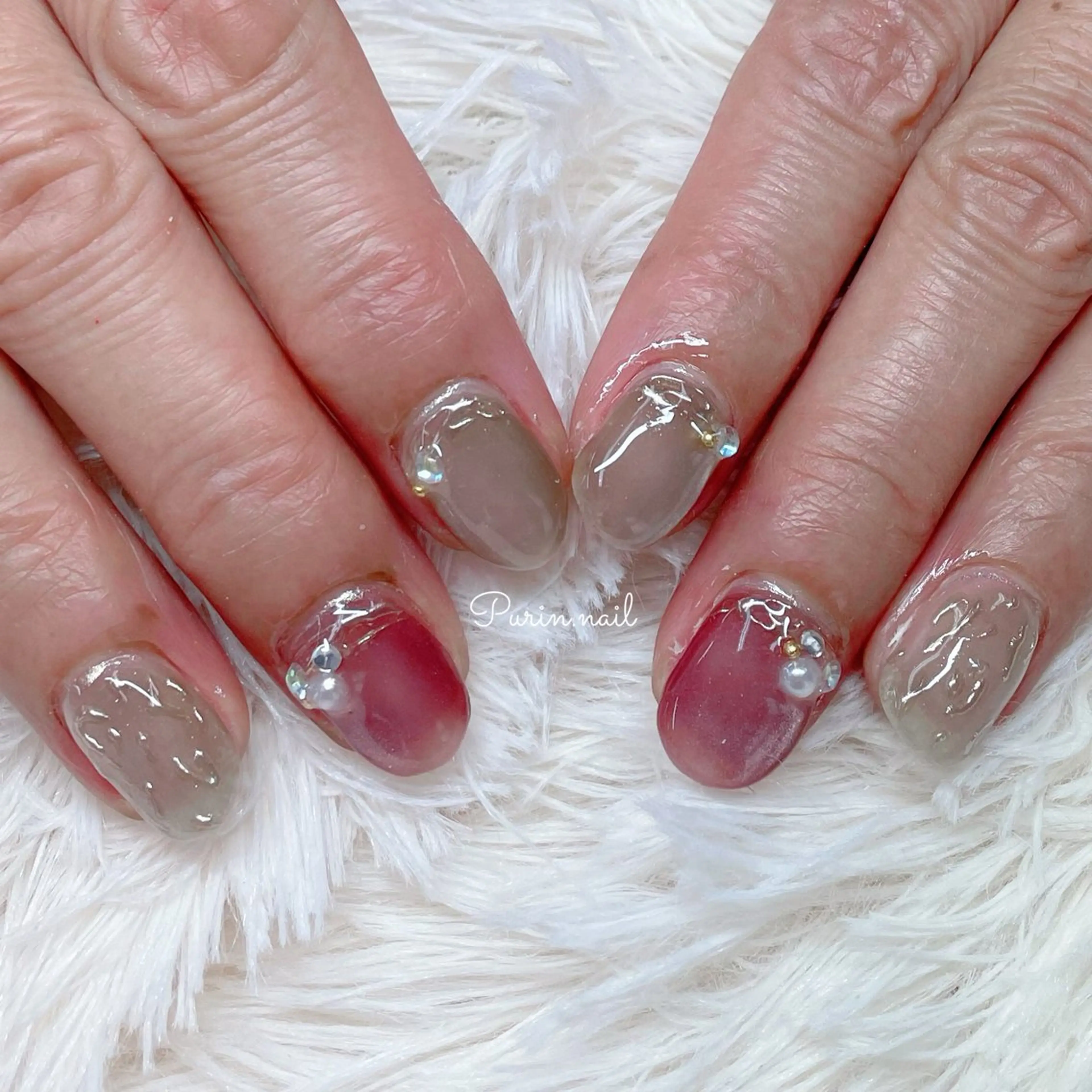 ネイル ハンドネイル Nails by Purin🍮のネイルデザイン