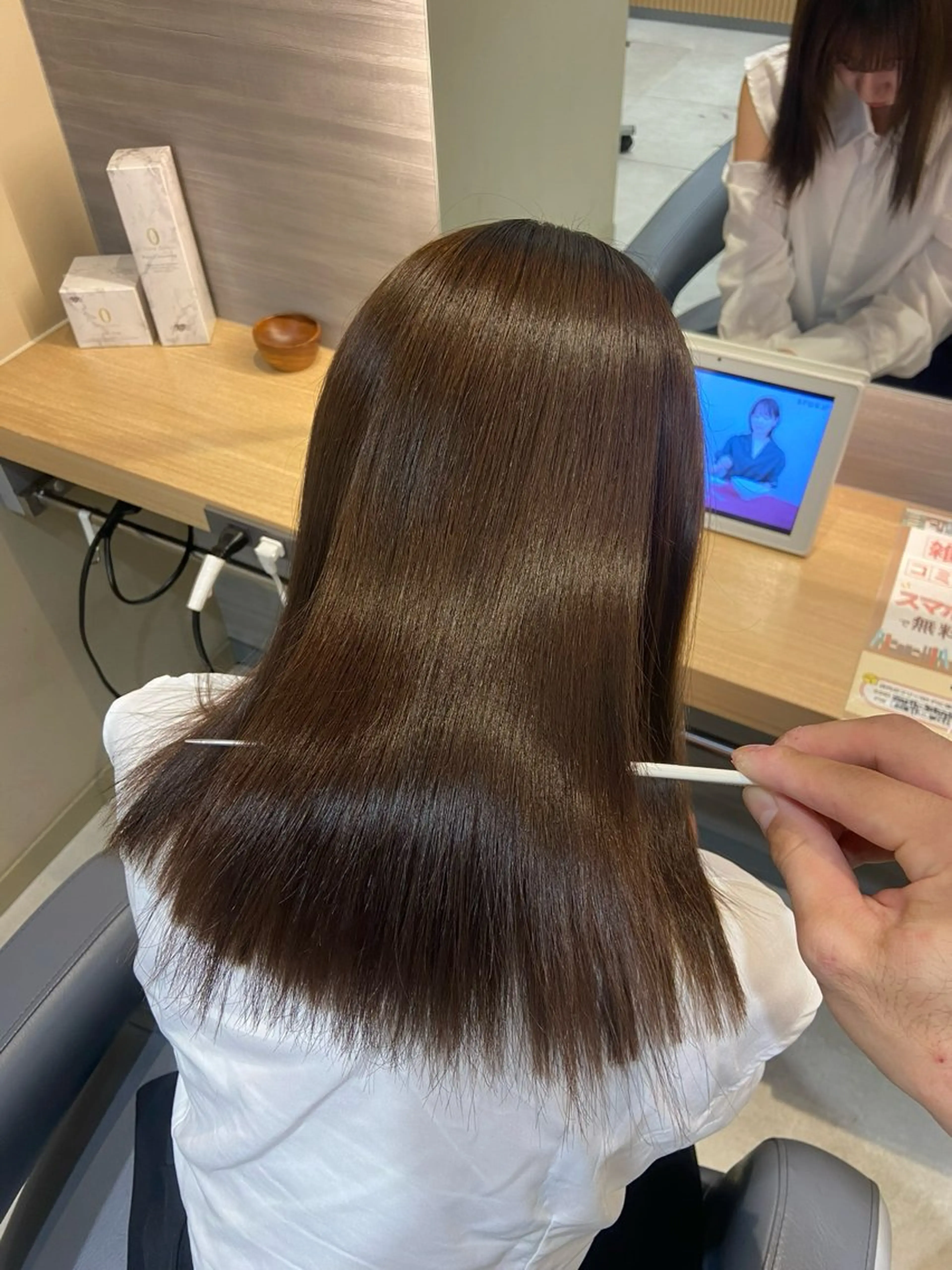 セミロング 髪質改善 ヘアセット/メンズ 今田  水風🐰のヘアスタイル