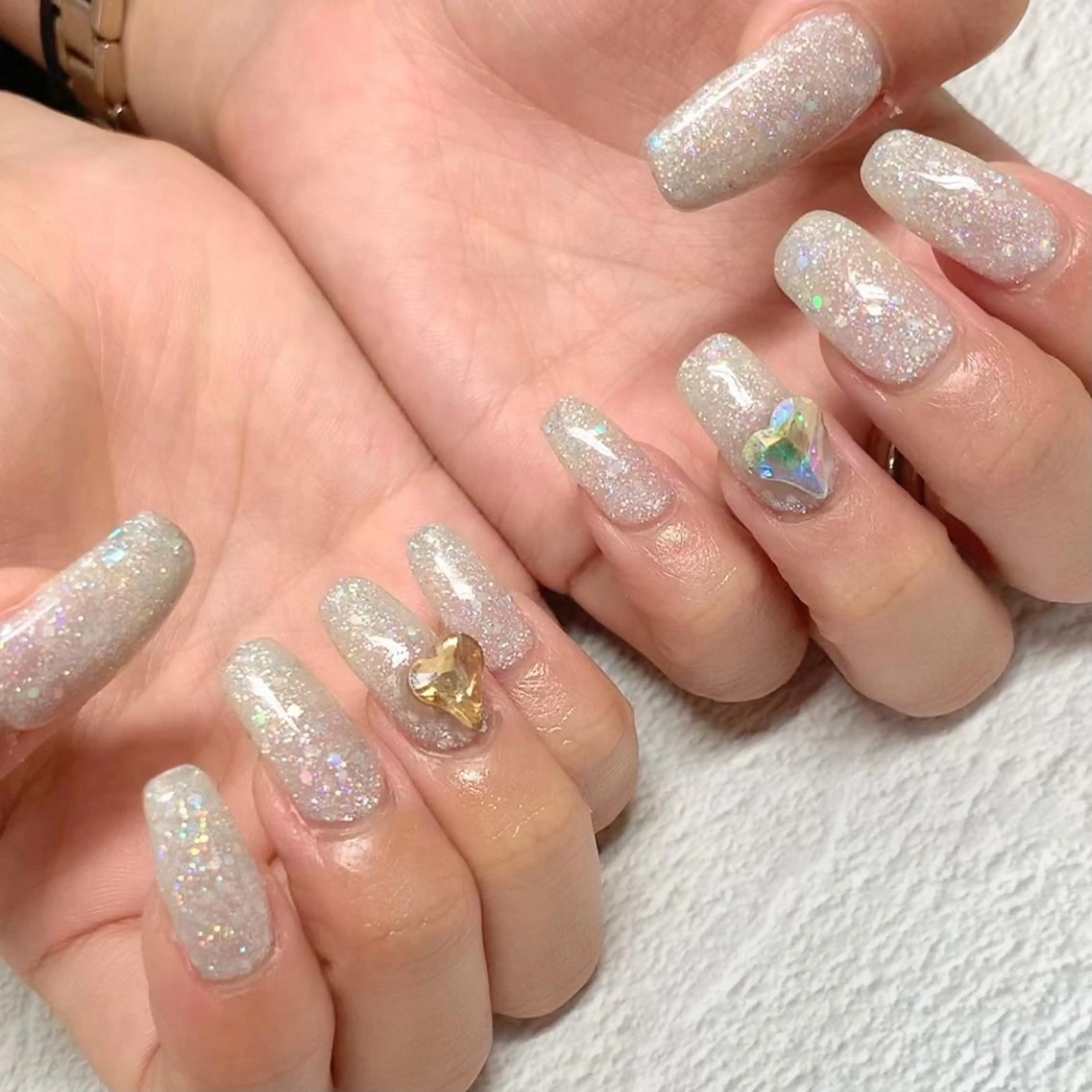 ネイル ジェルネイル ロングネイル ニュアンスネイル オフィスネイル パラジェル clover nailのネイルデザイン
