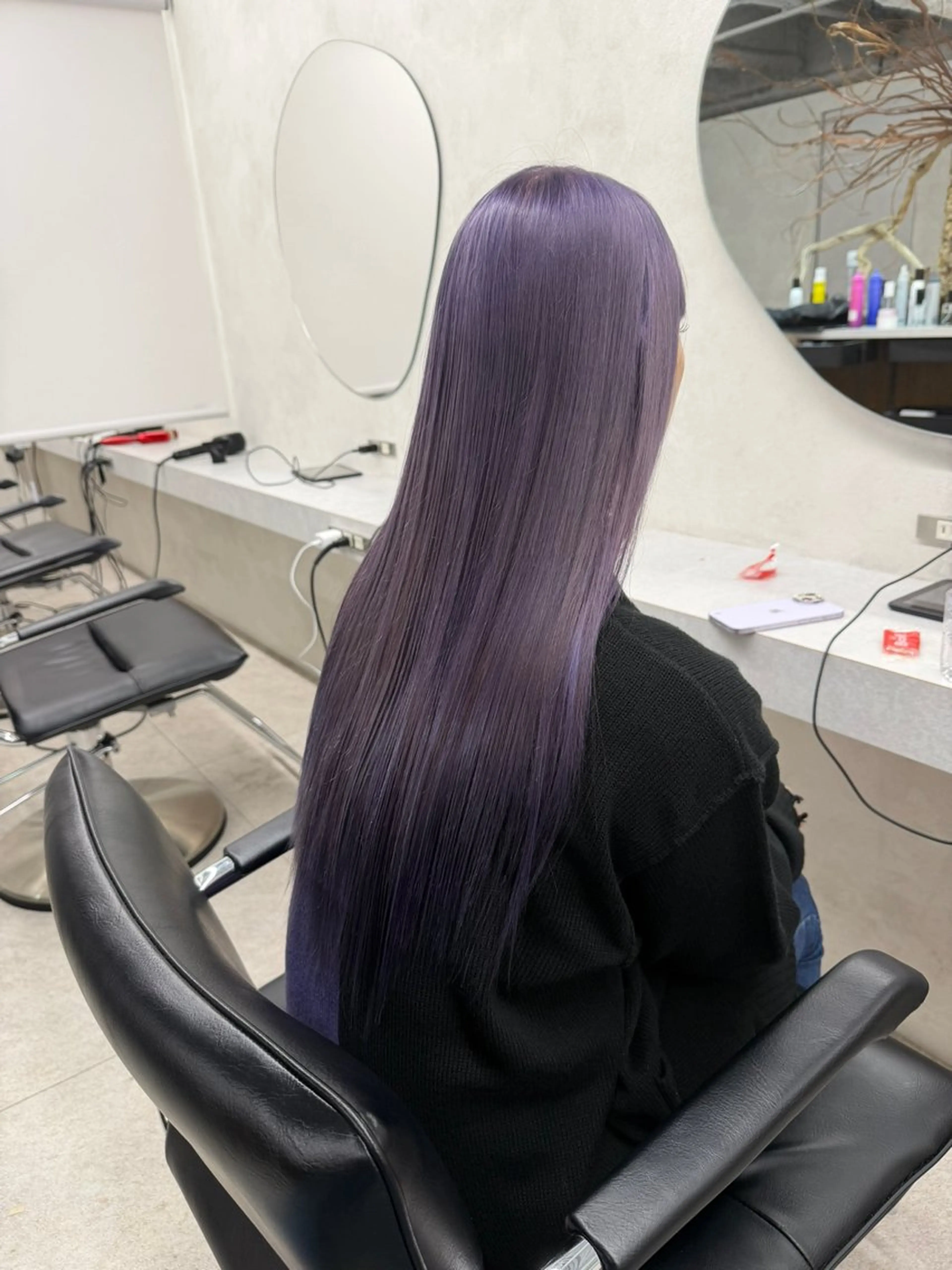 【学割U24】ワンブリーチ+カラー+髪質別1ステップTR ¥8800の写真