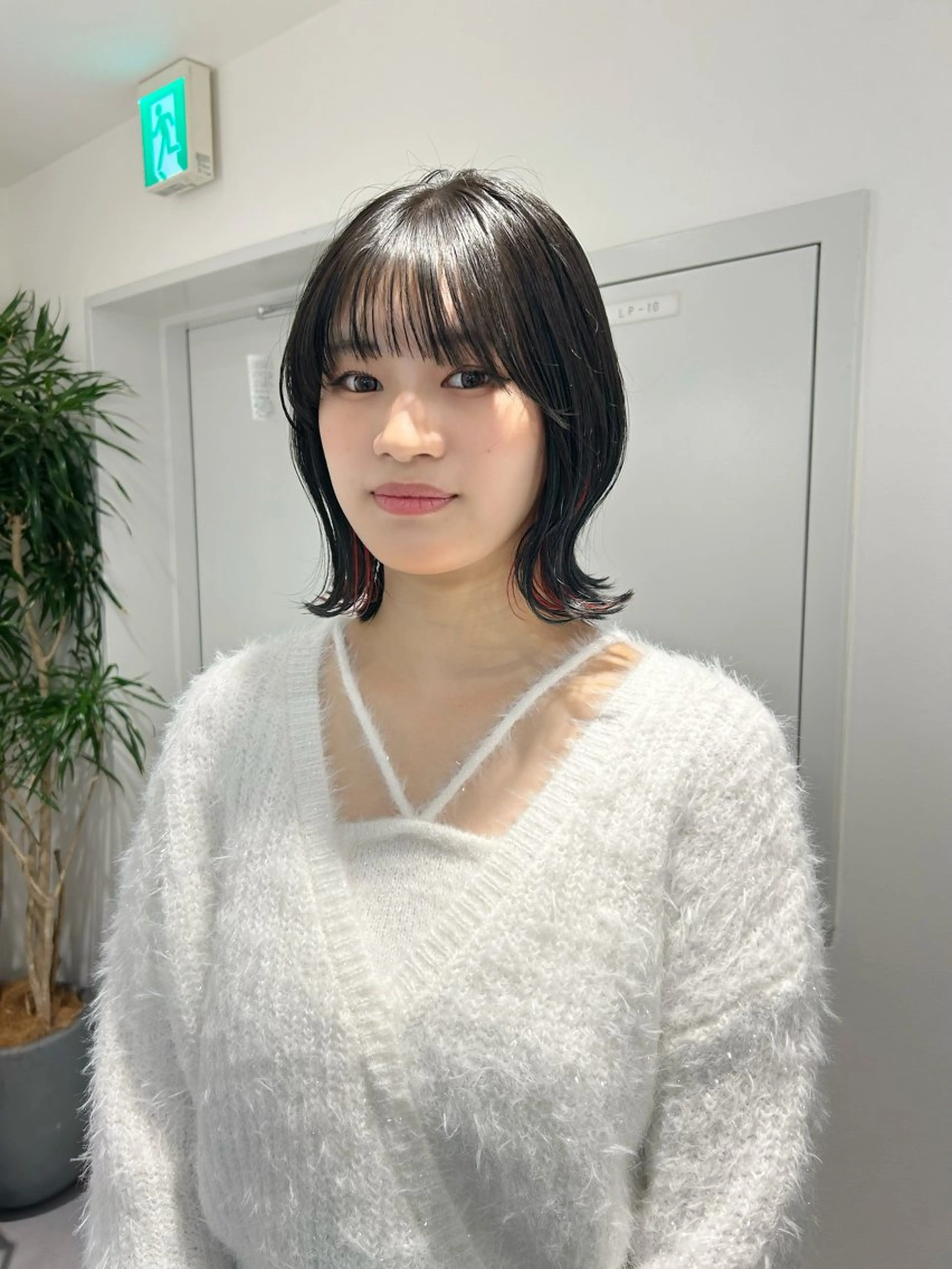 ミディアム カラー インナーカラー くびれヘア 抜け感大人ヘア/美髪 縮毛矯正taigaのヘアスタイル