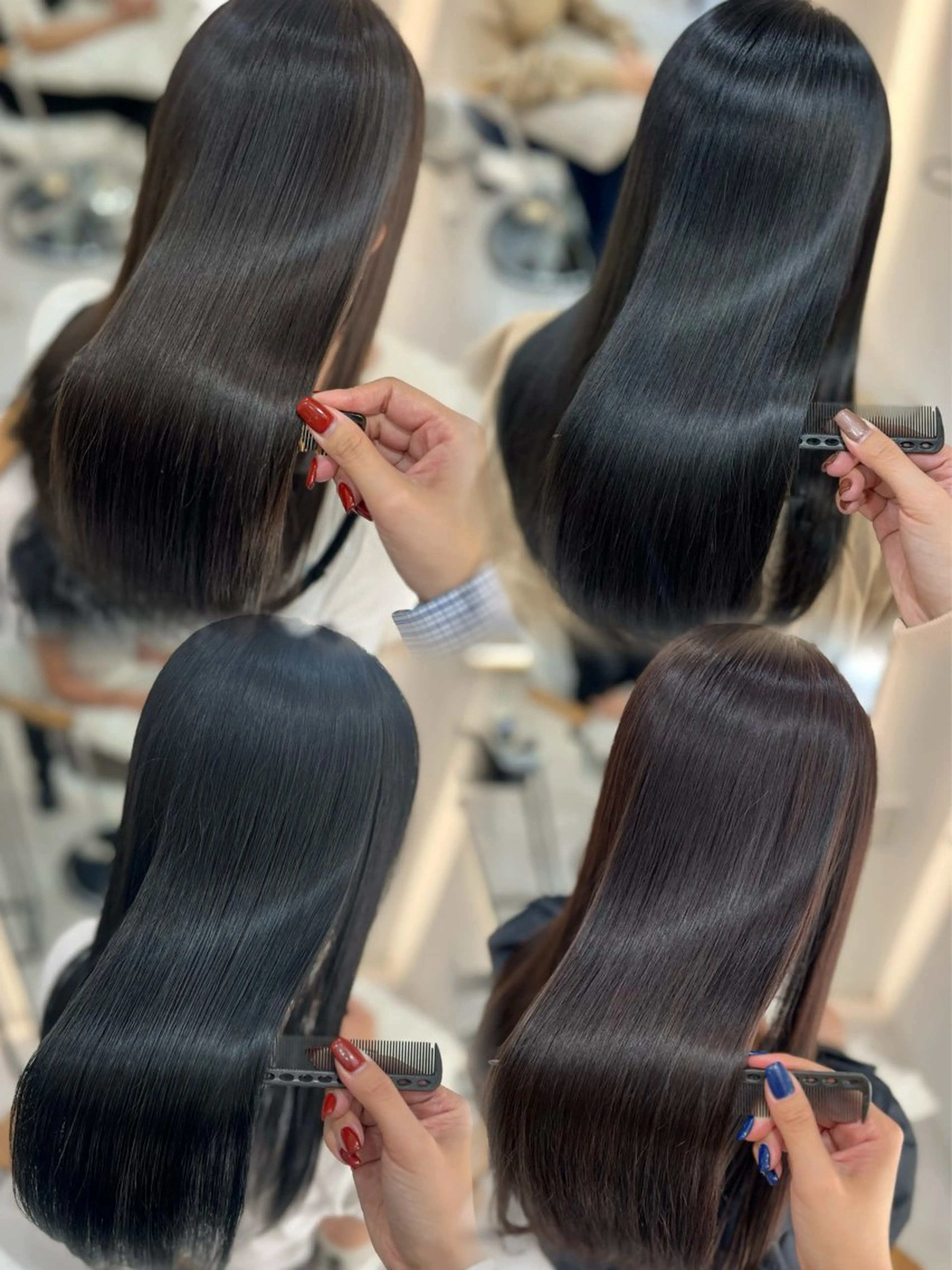 カラー 透明感カラー Zina aimiのヘアスタイル