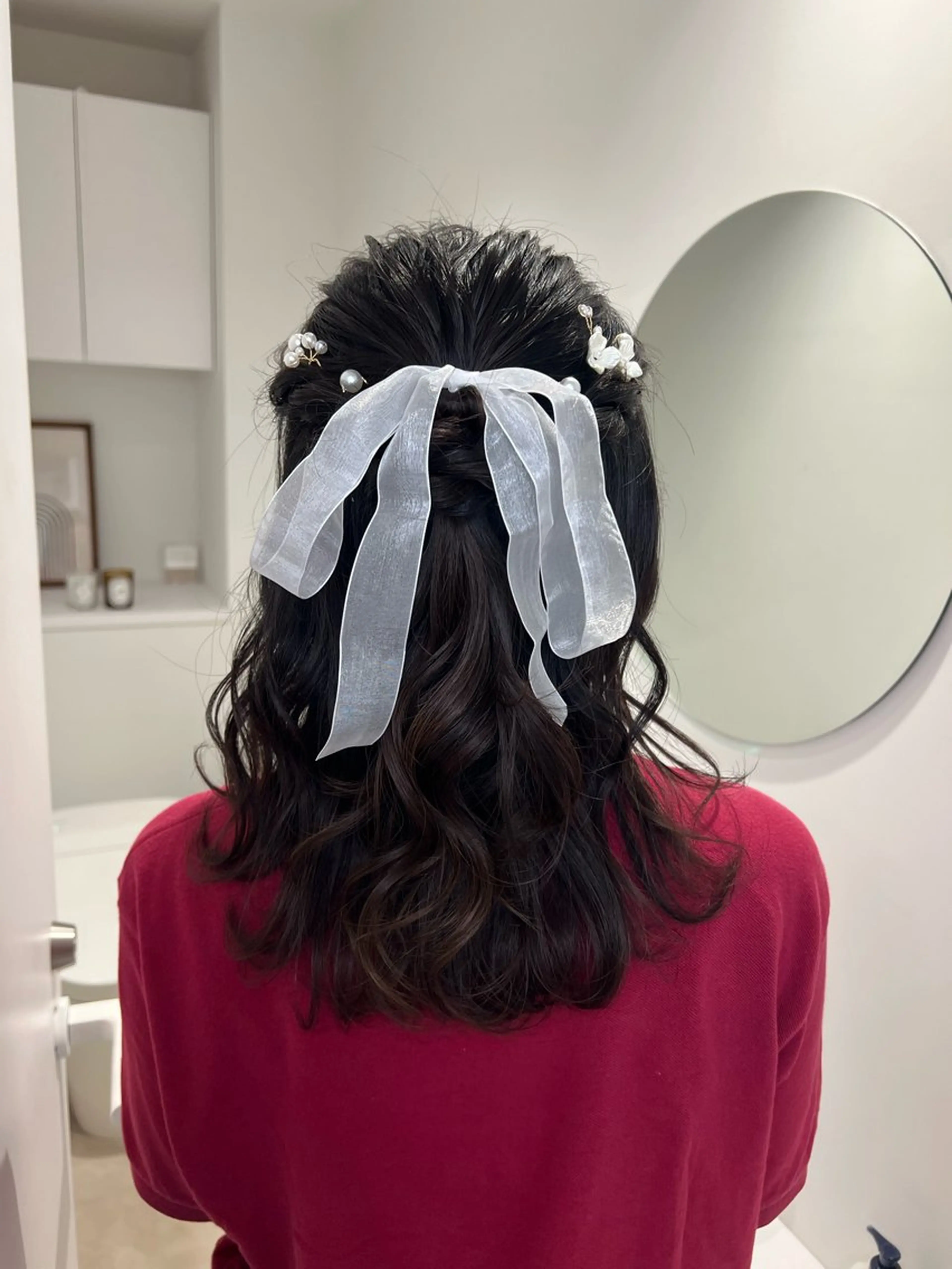 ヘアアレンジ ヘアセット アレンジ/ブラウン カラー HARU🕯のヘアスタイル