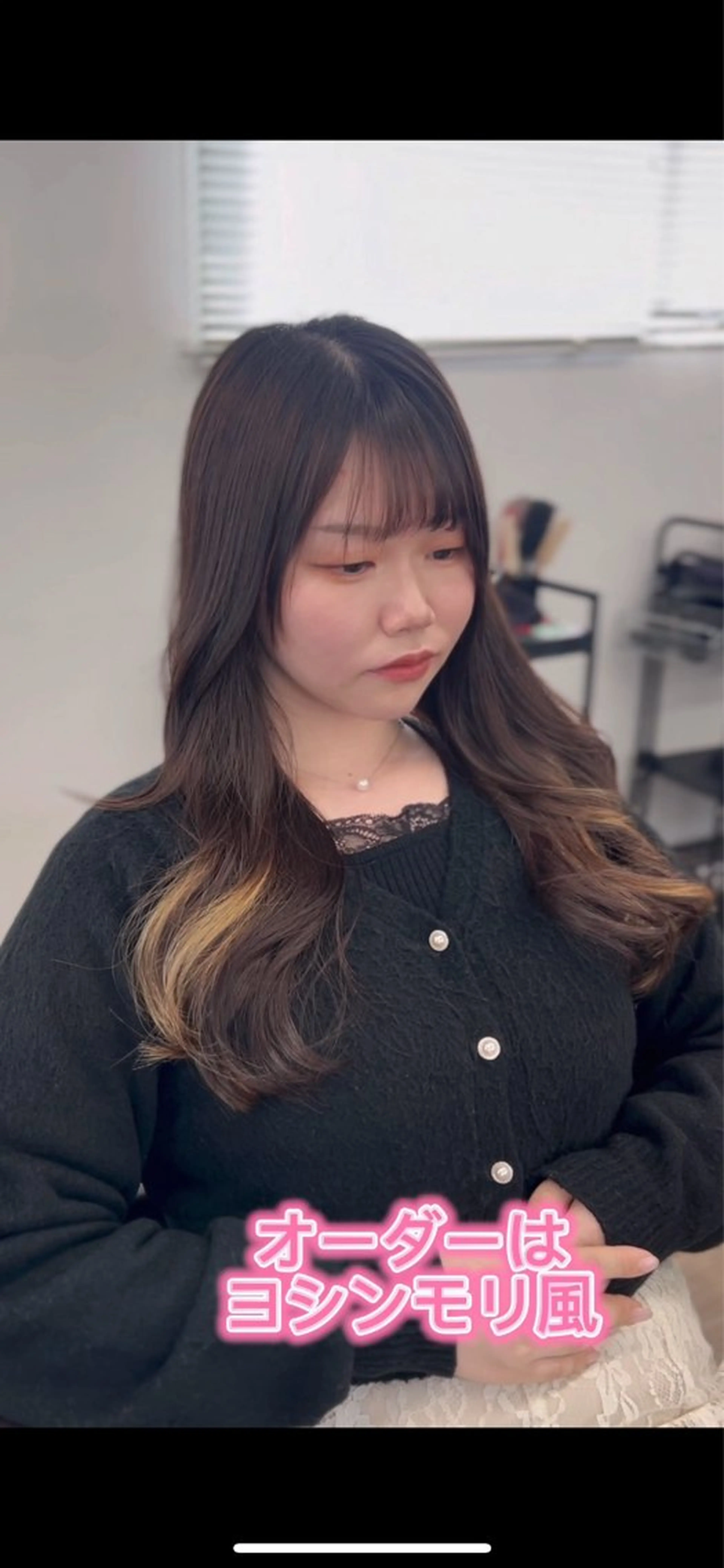 ロング パーマ カット パーマ 韓国レイヤー×透明感 髪質改善　武田涼のヘアスタイル