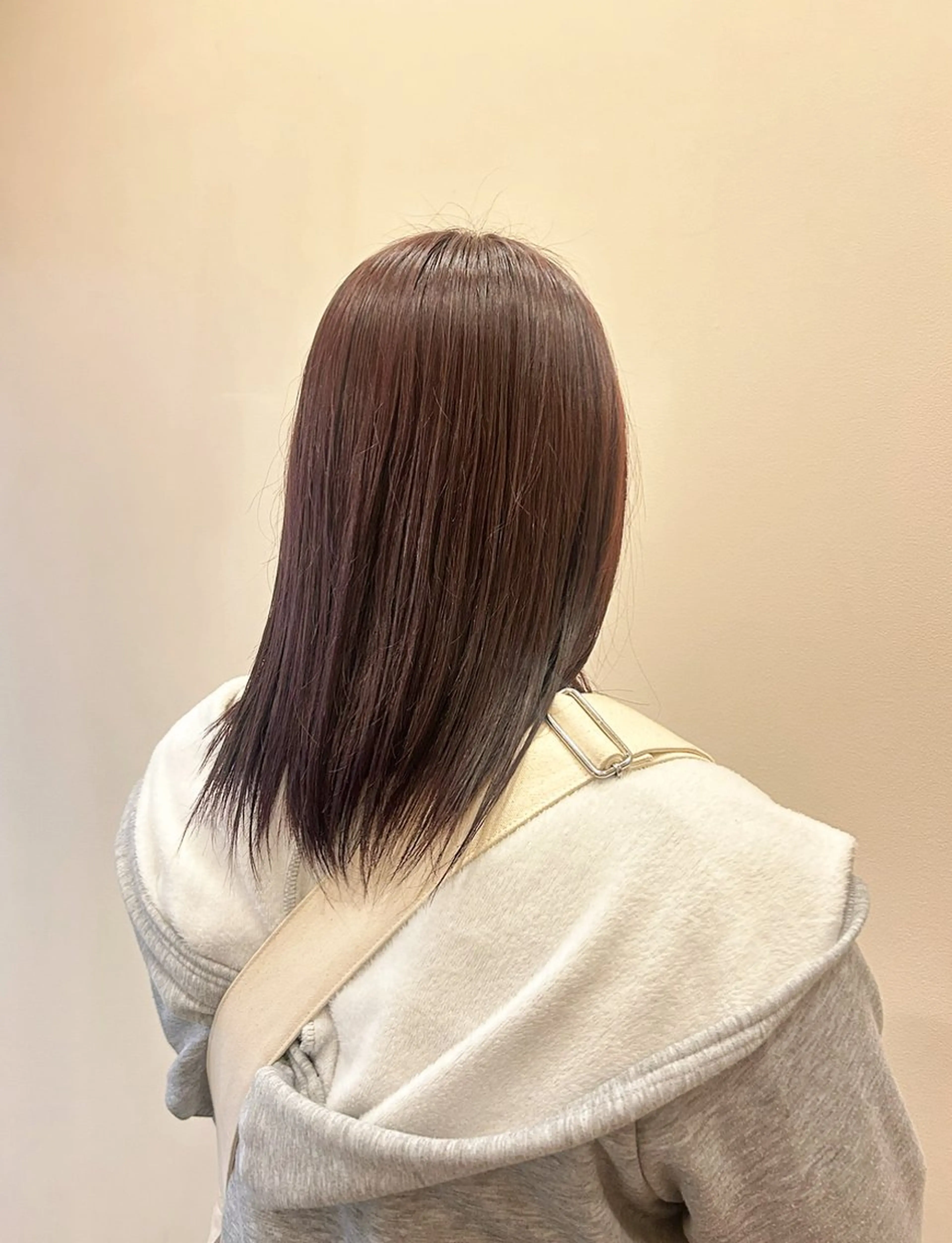 ロング カラー ブリーチ ブリーチなしカラー くわこ ひなたのヘアスタイル