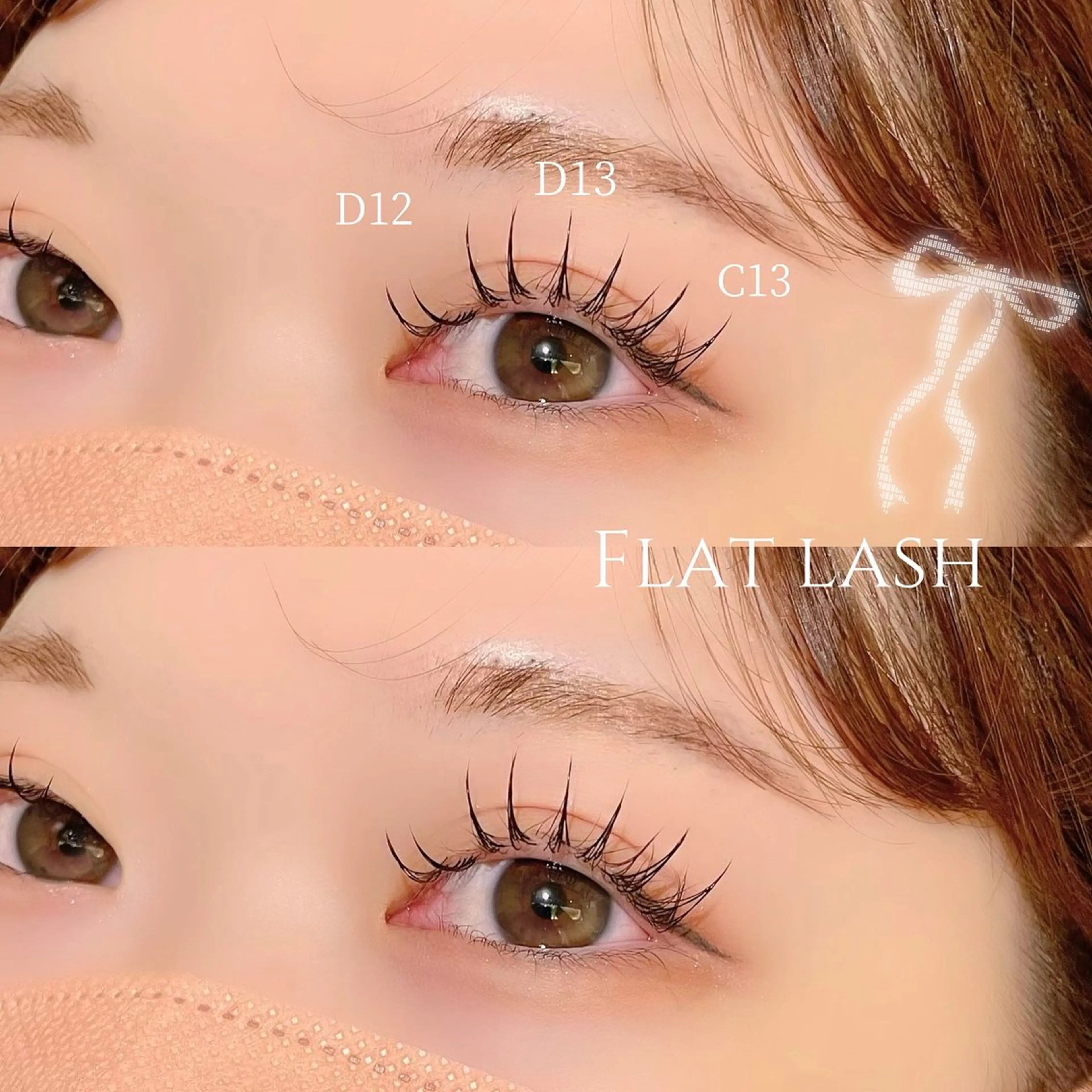 マツエク・マツパ フラットラッシュ マツエク 【銀座/パリエク】 sakura🎀🏰のマツエク・マツパデザイン