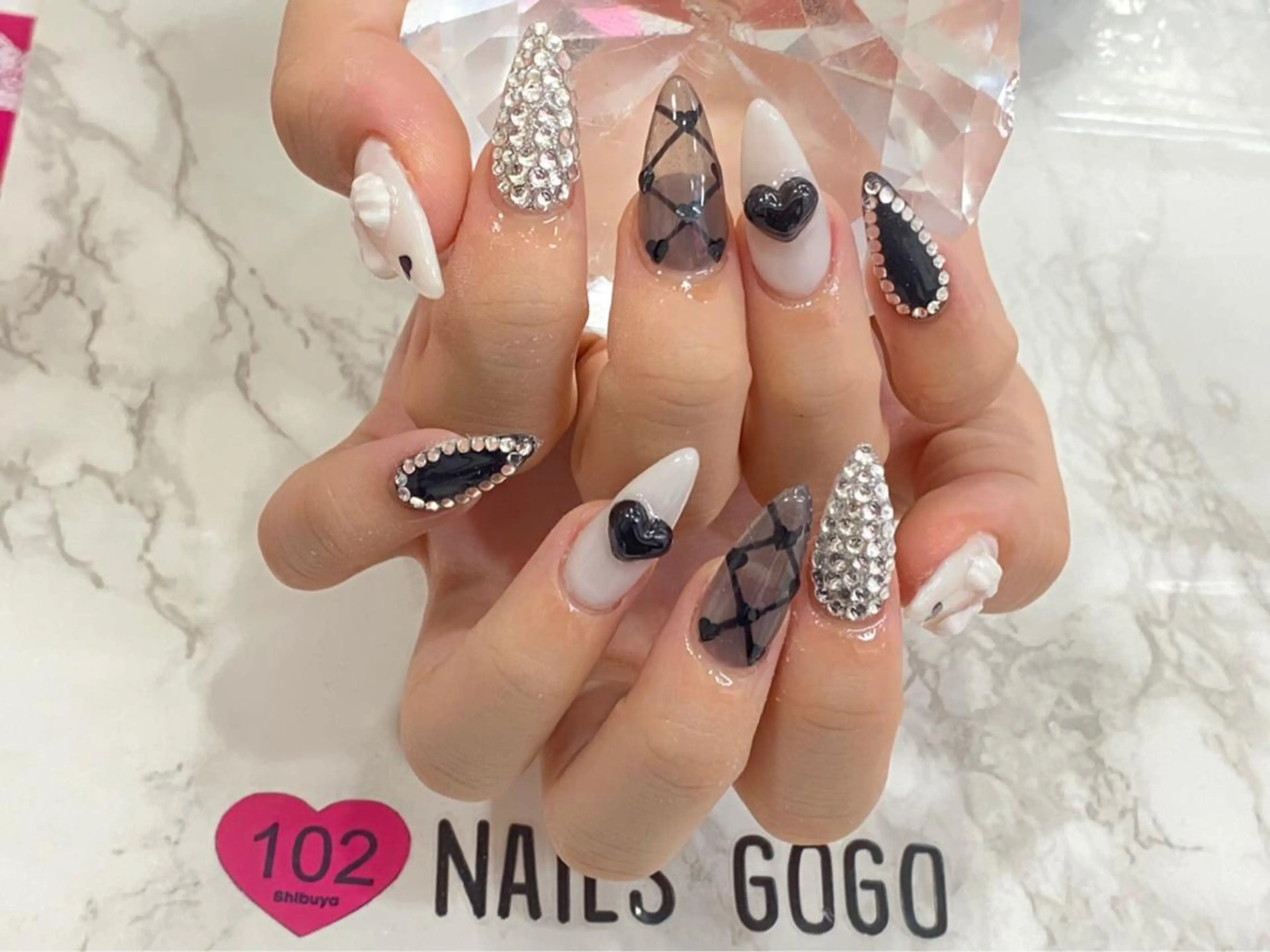ロング カラー メンズ ネイル NAILSGOGO shibuyaのネイルデザイン