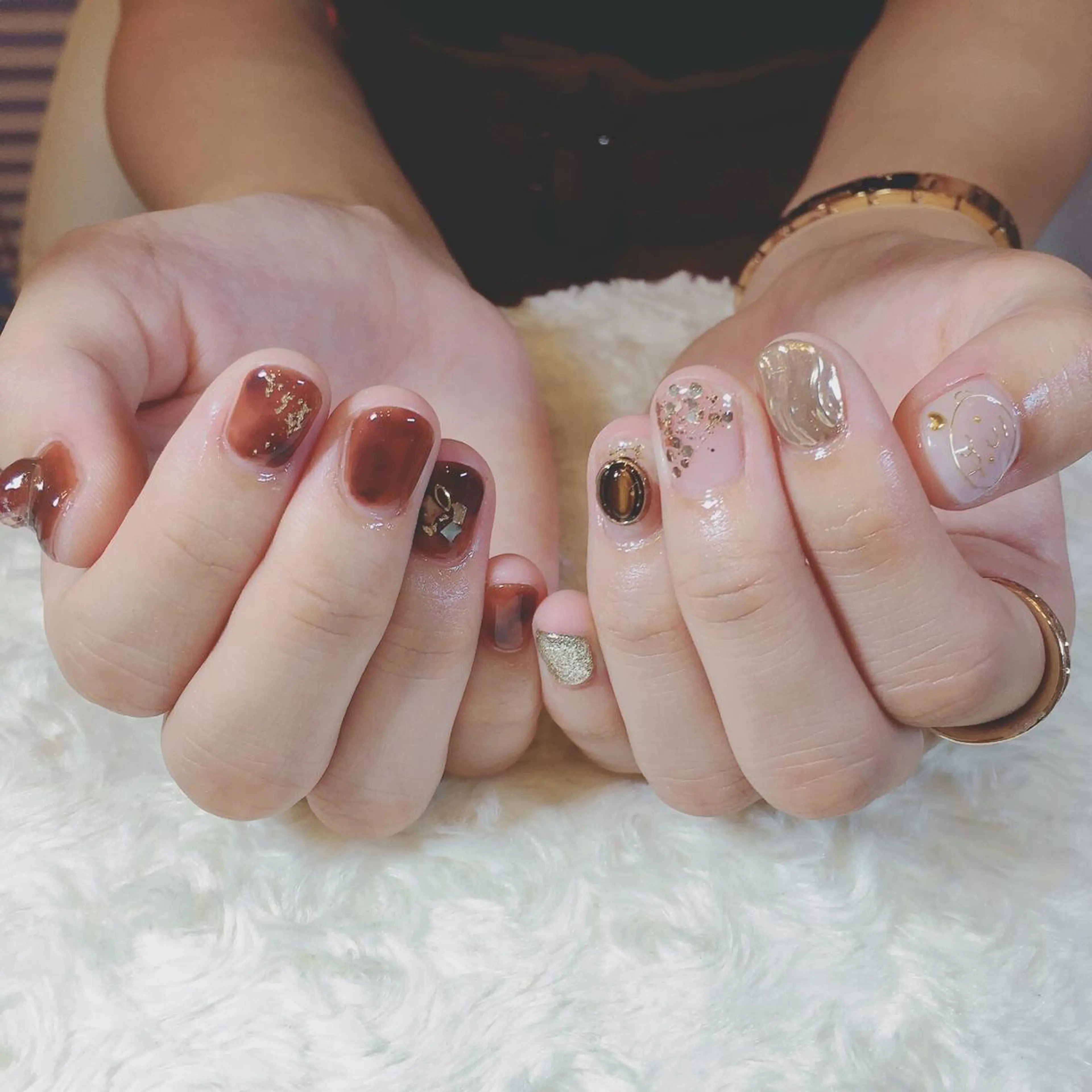 ネイル べっ甲ネイル MISAKO nailのネイルデザイン