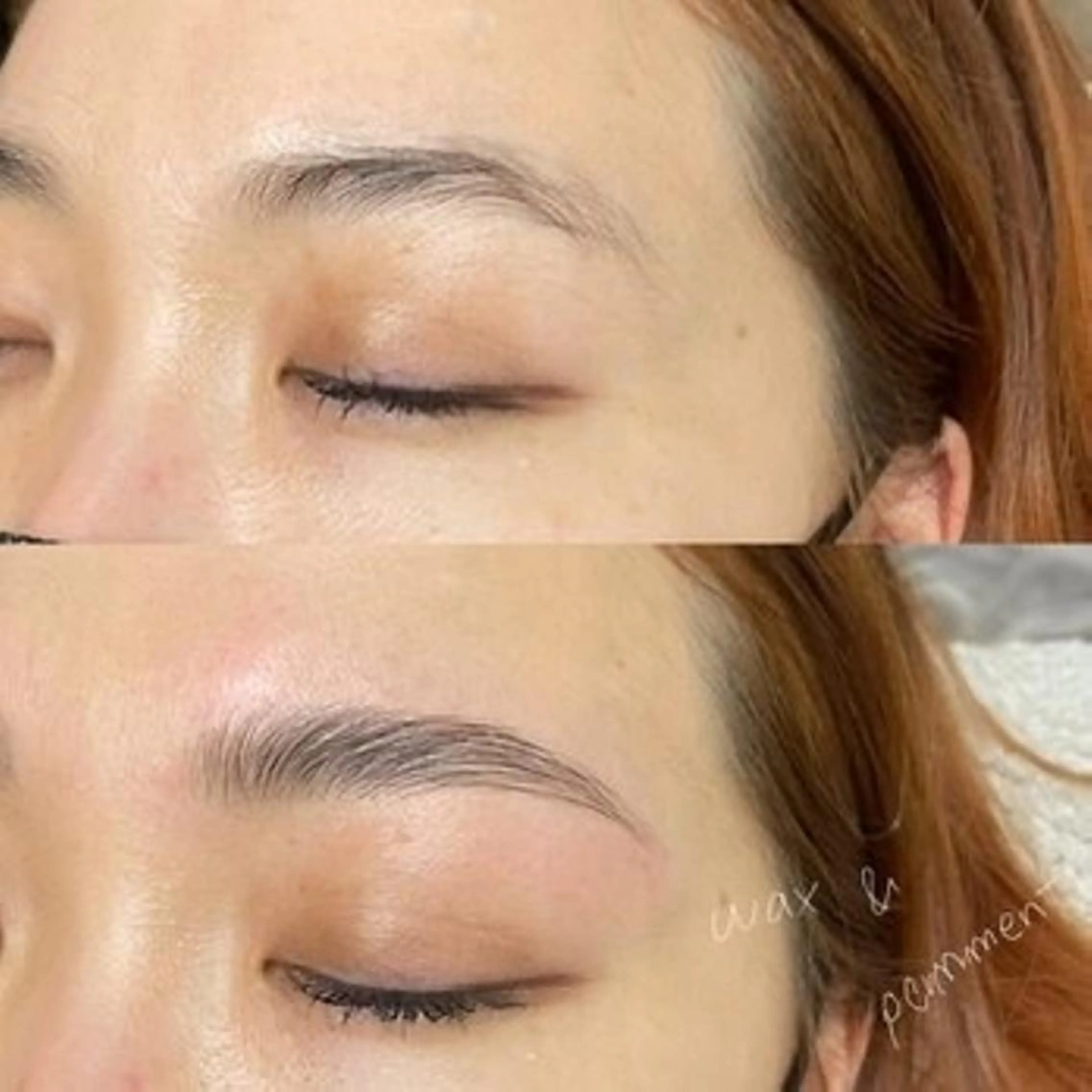 🫧期間限定🫧眉パーマ&ワックス🌟(カット・間引き・仕上げメイク🪄)の写真