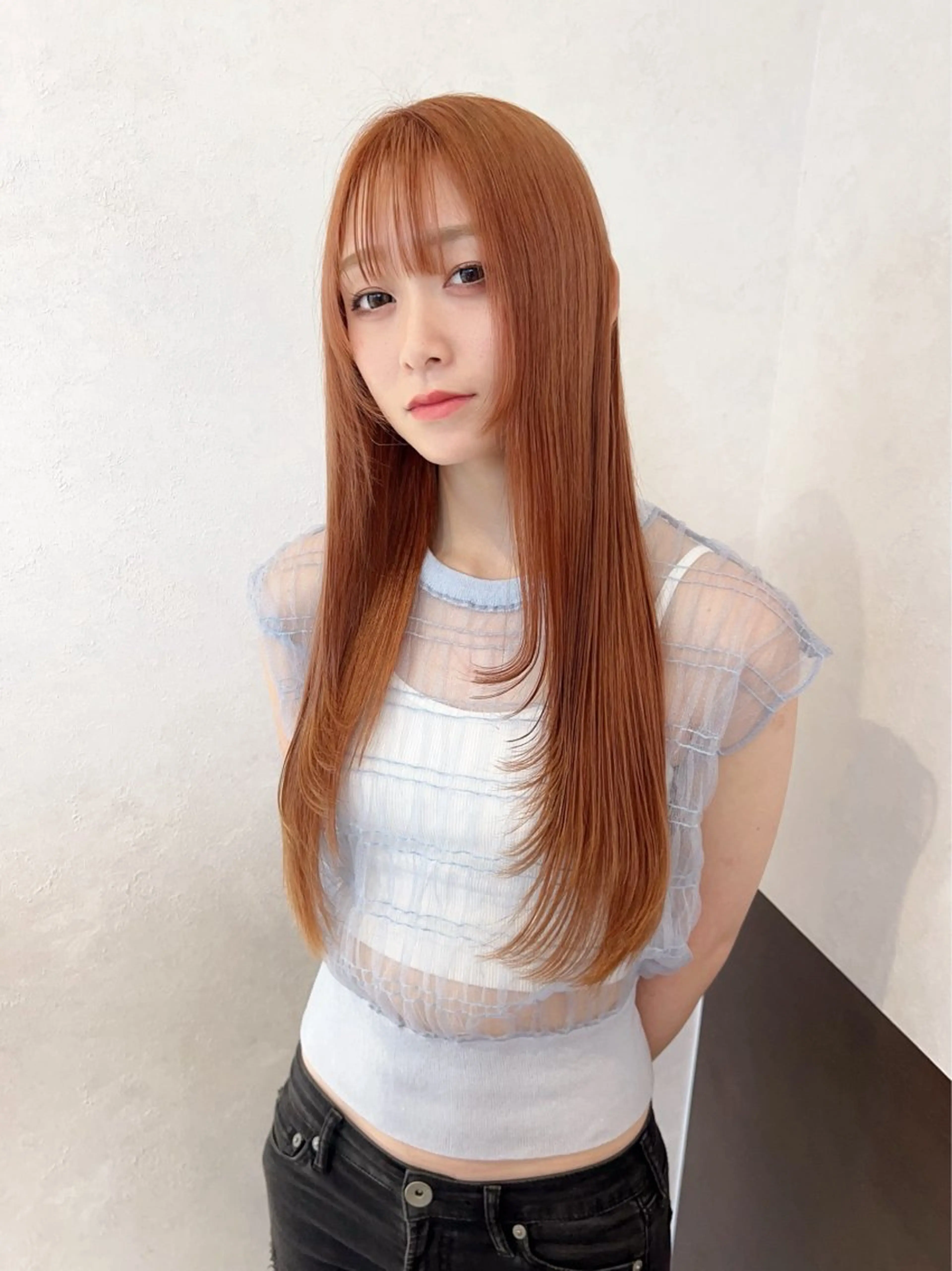 カラー nehus nagaoka所属・🖤複雑履歴ブリーチ Mizuki 🖤のヘアスタイル