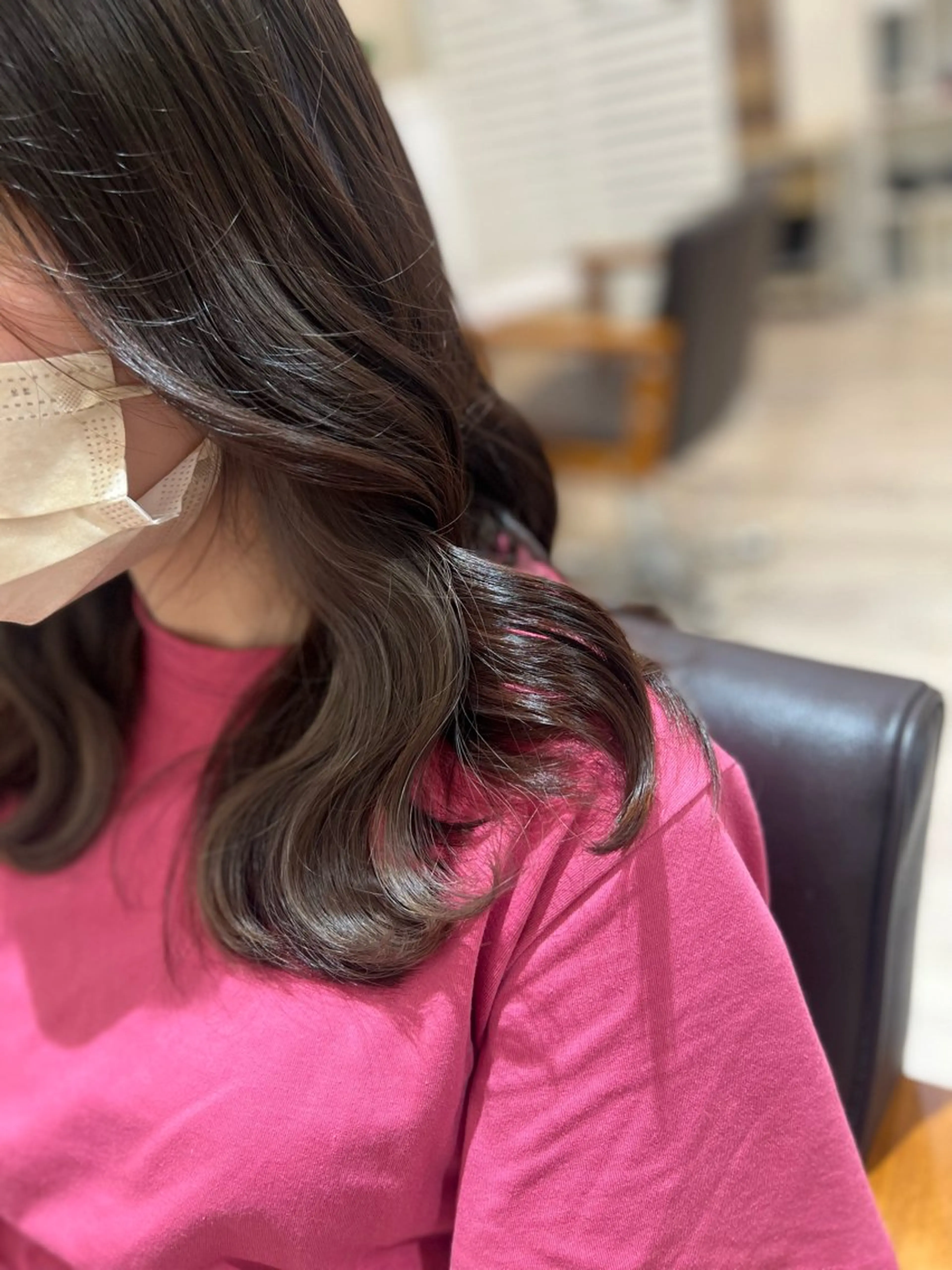 セミロング 平山 晴香のヘアスタイル