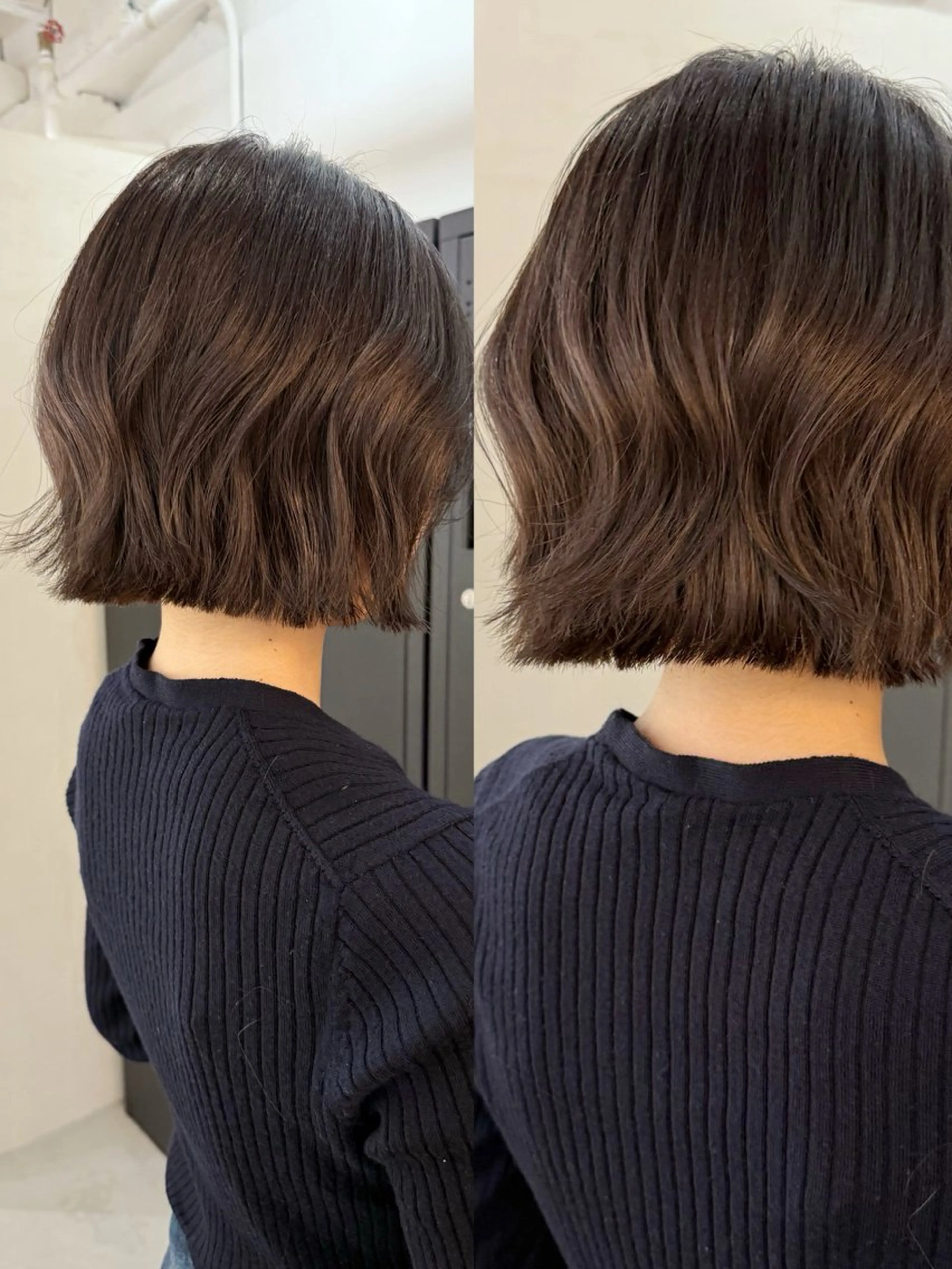 ショート カラー カット ヘアカラー ‎♡アヤメ/レイヤー ボブ♡渋谷のヘアスタイル