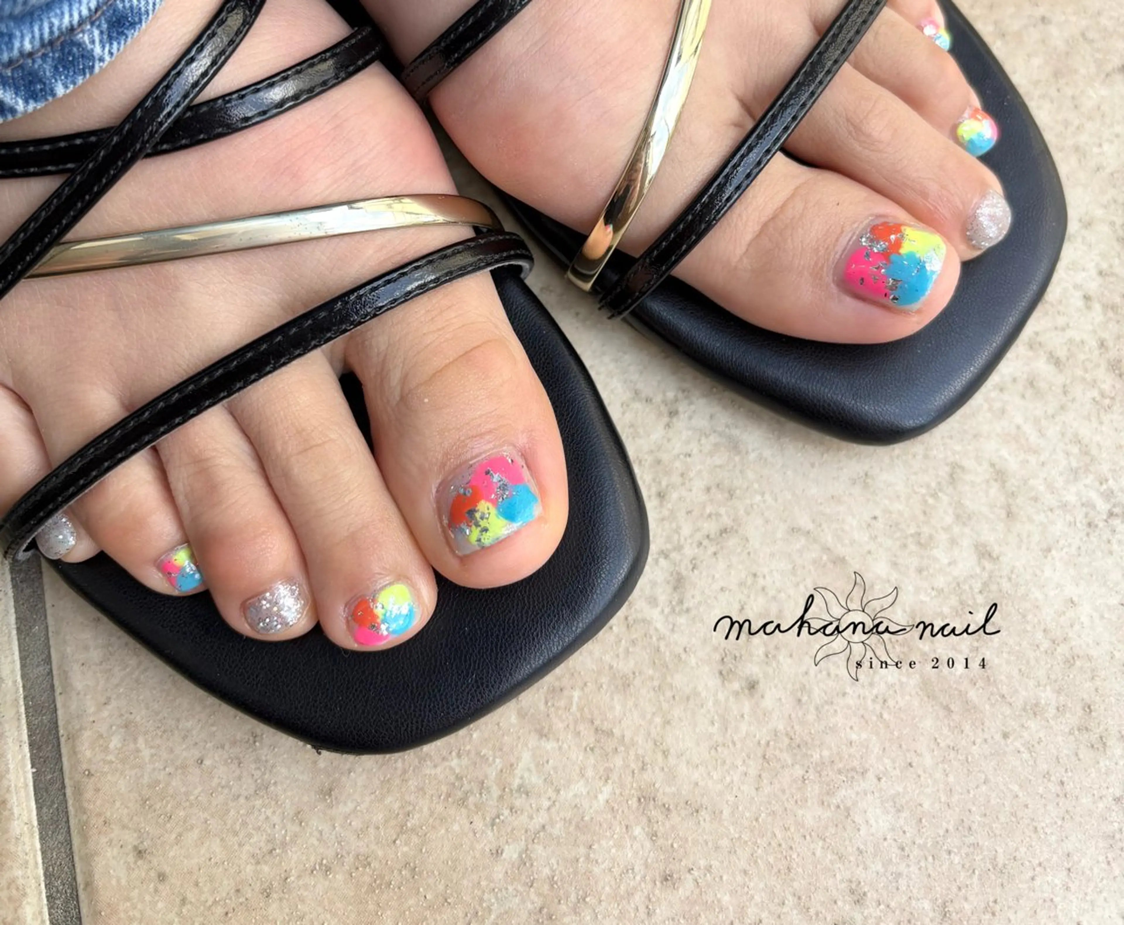 ネイル フットネイル mahana nailのネイルデザイン