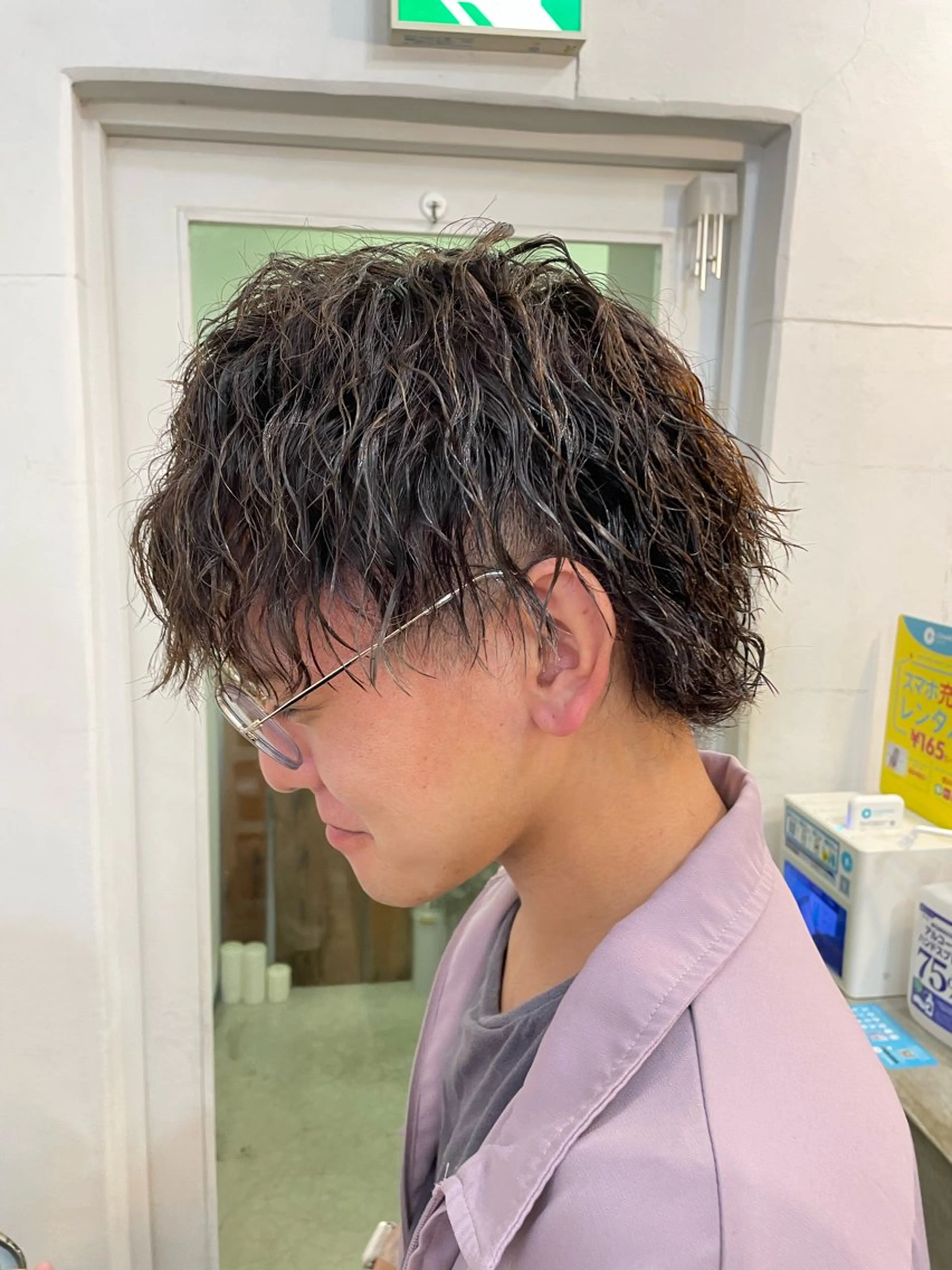 メンズ カット パーマ 【髪質改善サロン】 🌟だいち🌟のヘアスタイル