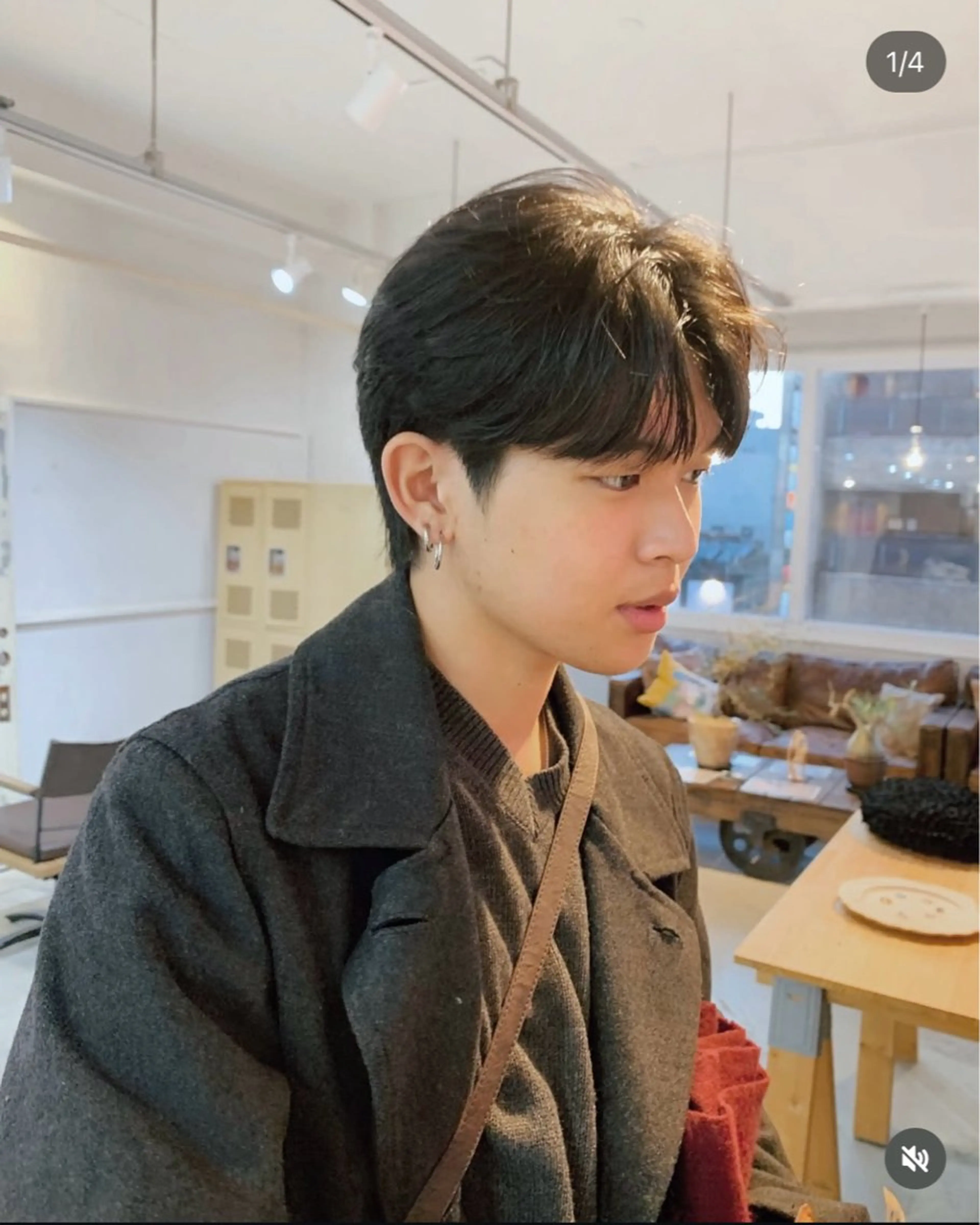 【🌟メンズ 平日限定🌟】men's骨格補正カット+眉カットの写真