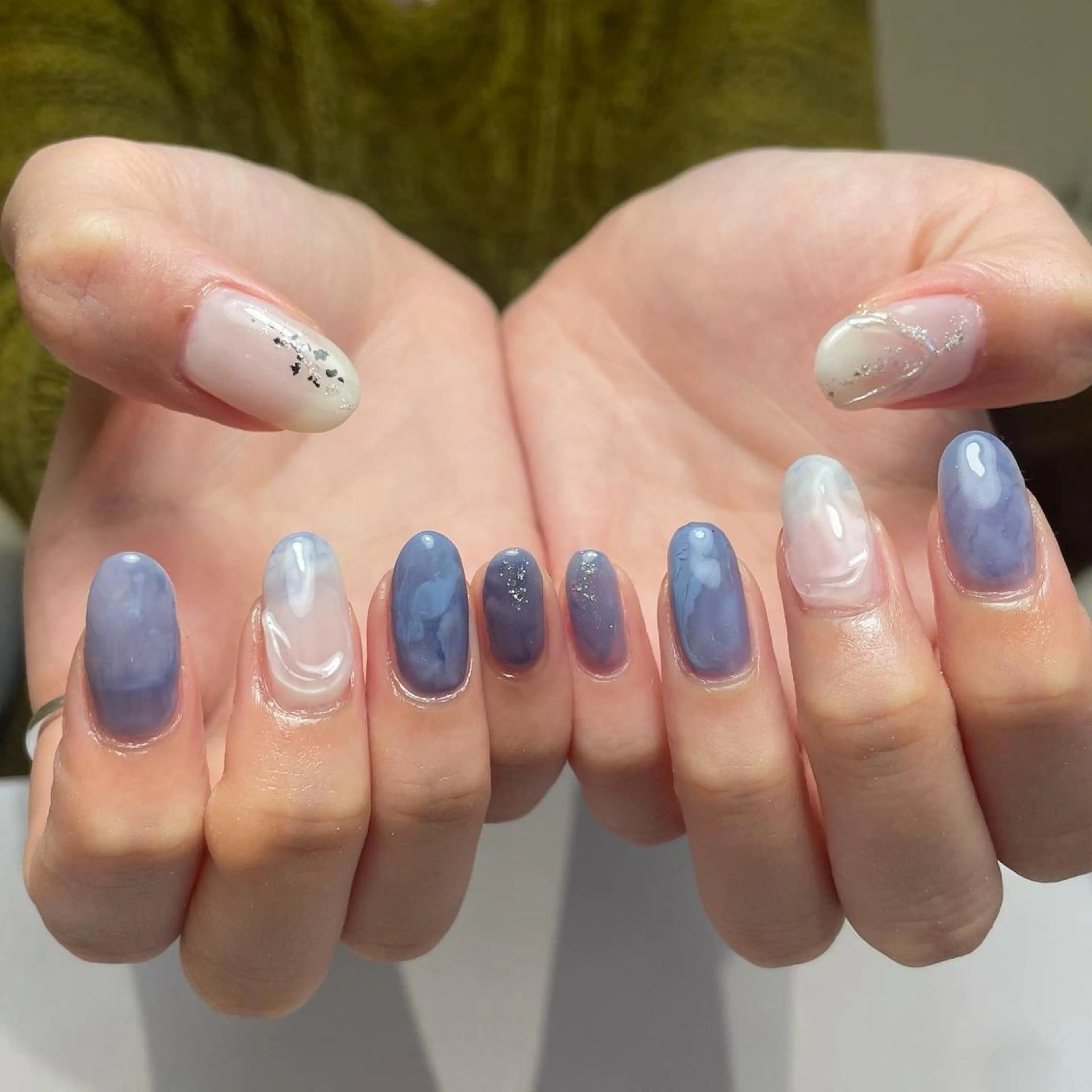 ネイル ハンドネイル GO TODAY SHAiRE SALON  岡山店所属・SUE; タケウチのネイルデザイン