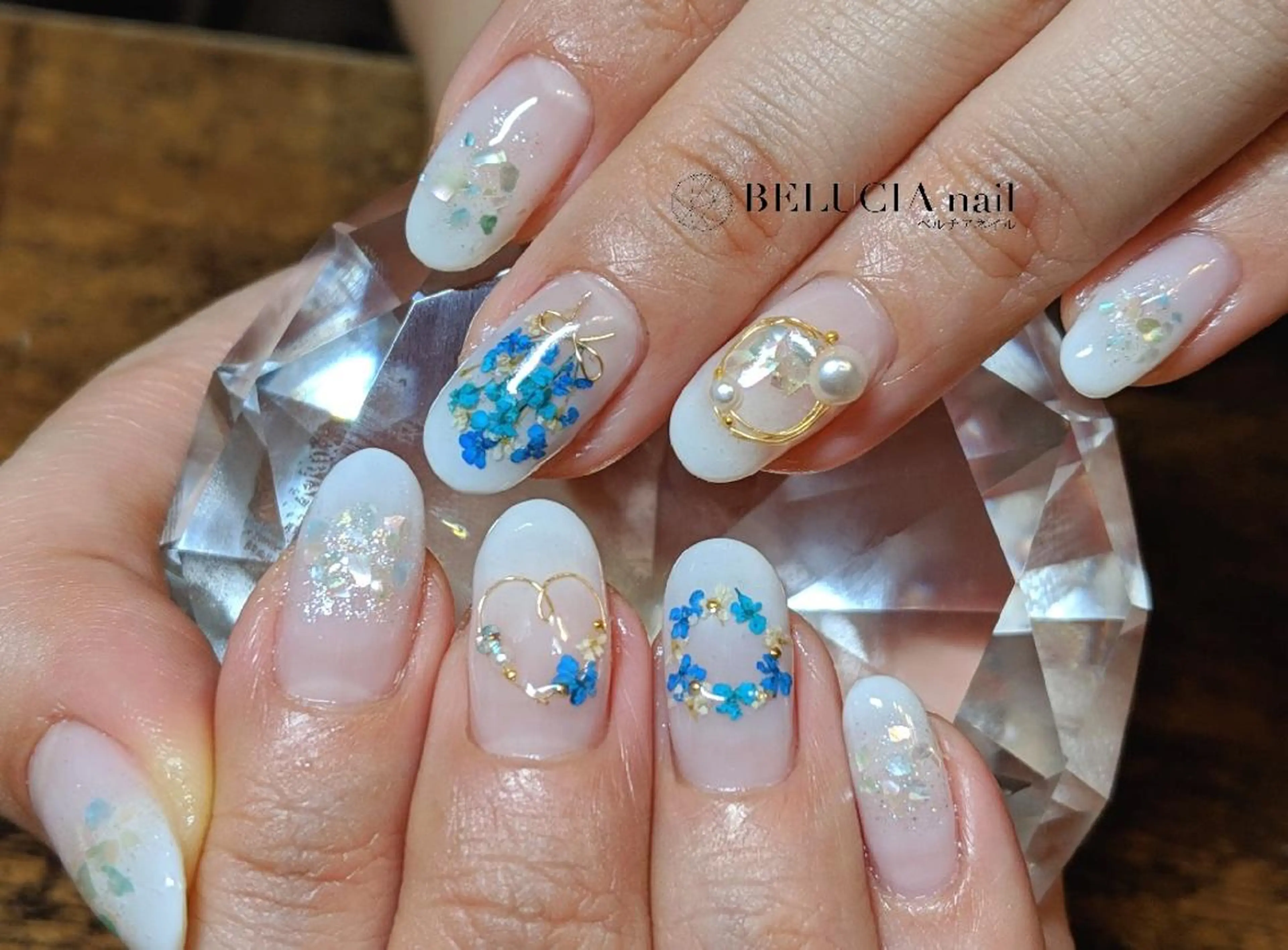ネイル ブライダルネイル BELUCIAnail所属・ベルチアネイル 　のネイルデザイン