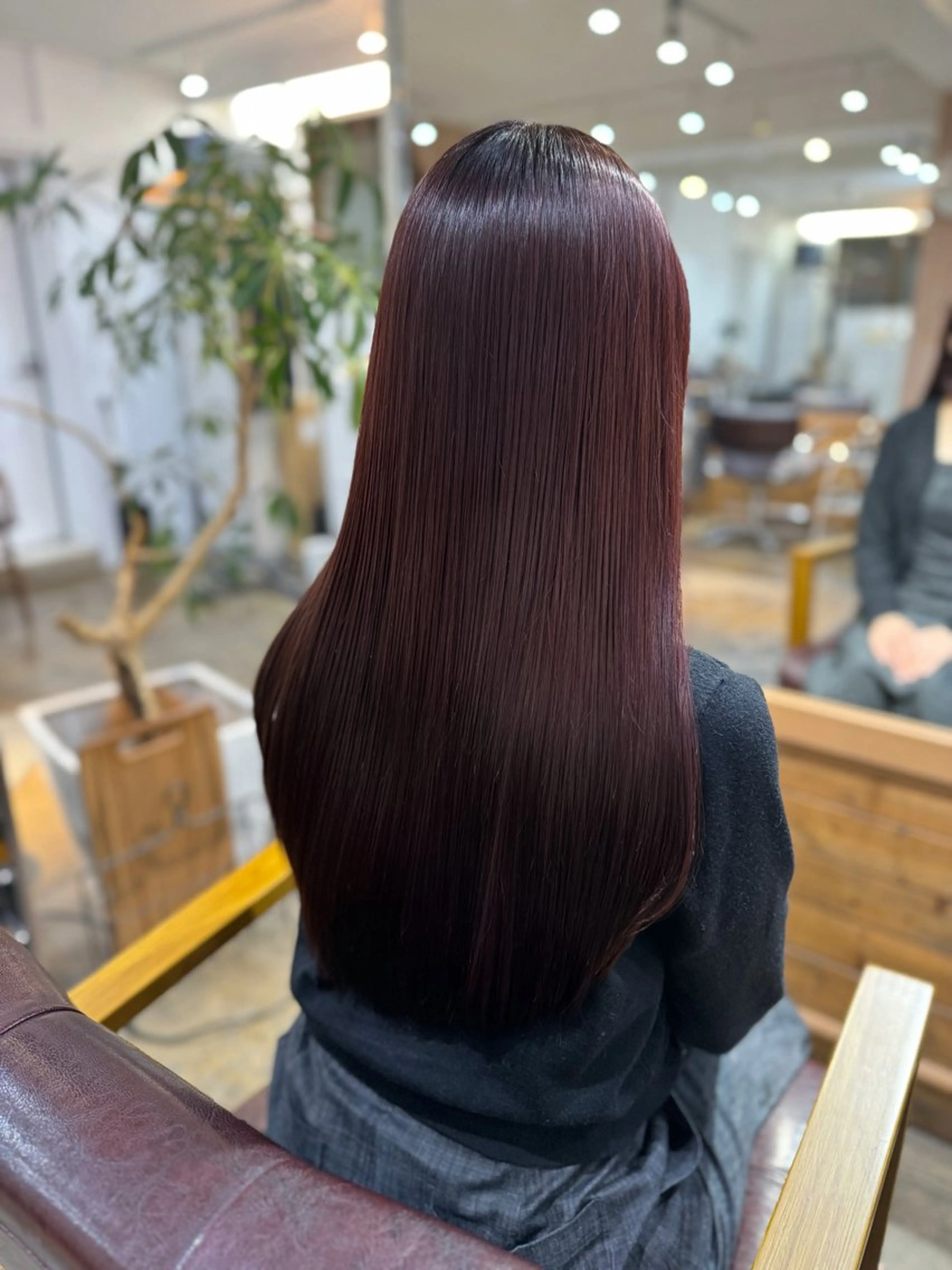 ロング カラー カット ヘアカラー トリートメント fiica/髪質改善 田畑/縮毛矯正のヘアスタイル