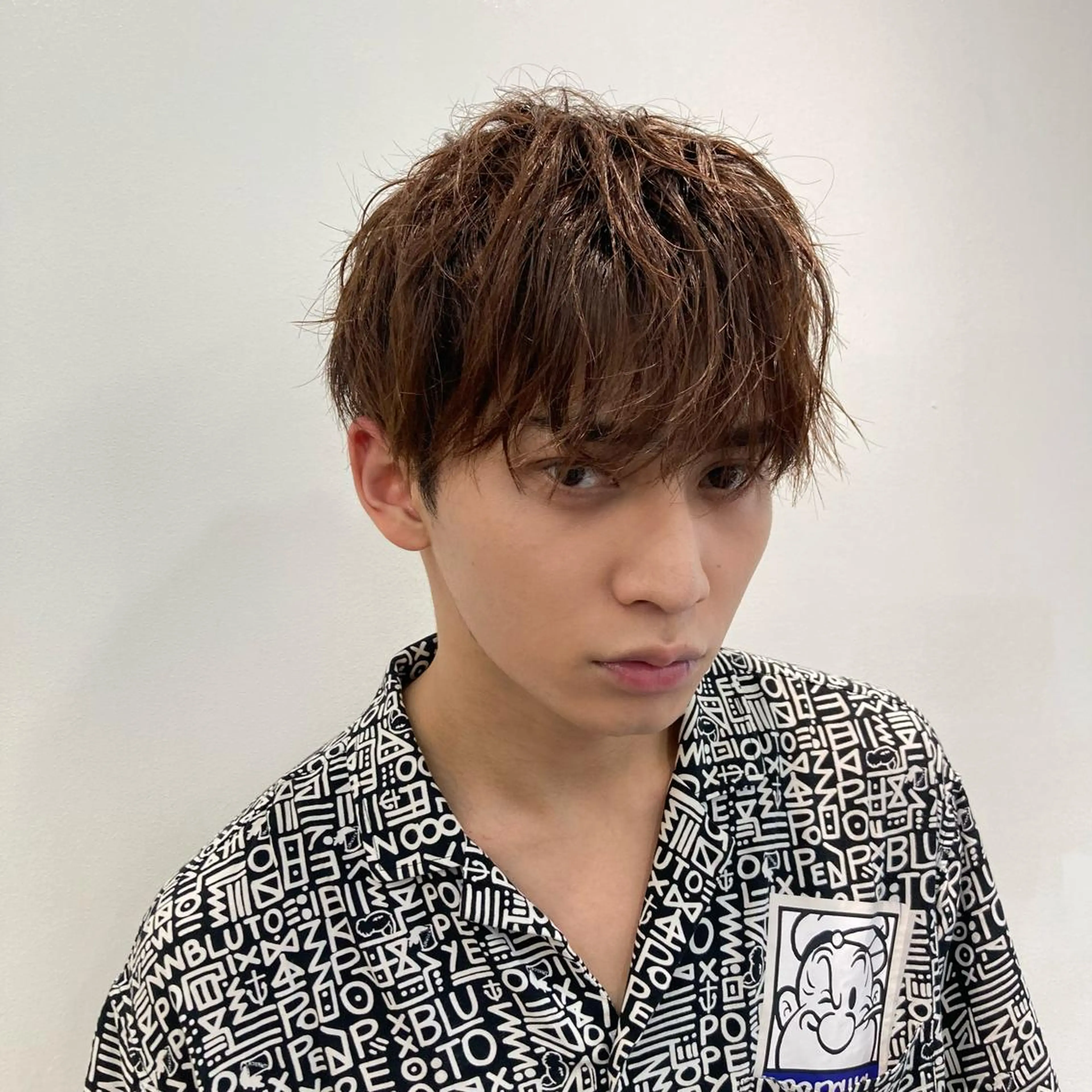 ショート パーマ メンズ 🐺ウルフの神🐺 /カラー/けいすけのヘアスタイル