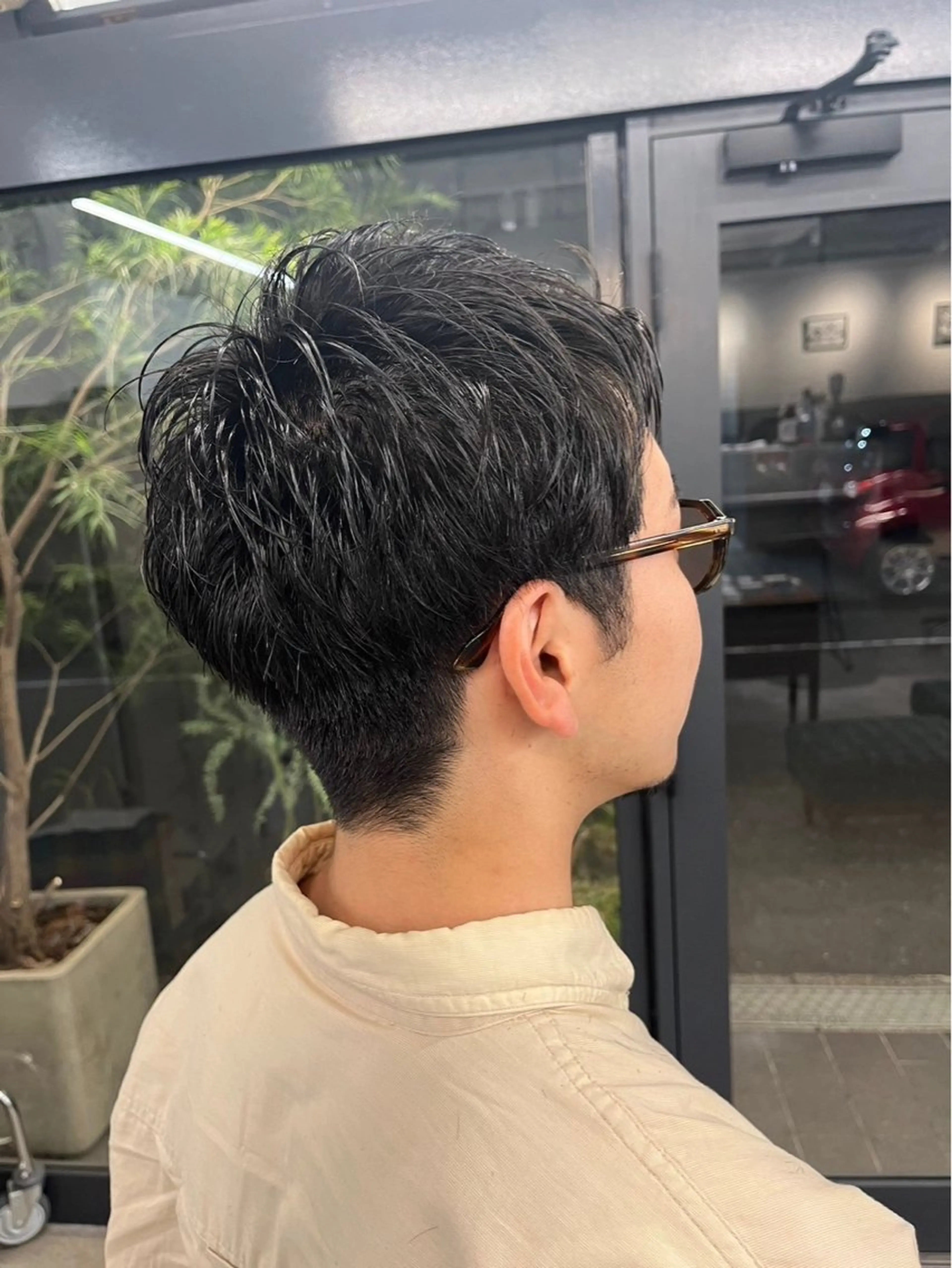 ショート パーマ カット 【お洒落パーマ】 Elme　肥塚康汰郎のヘアスタイル