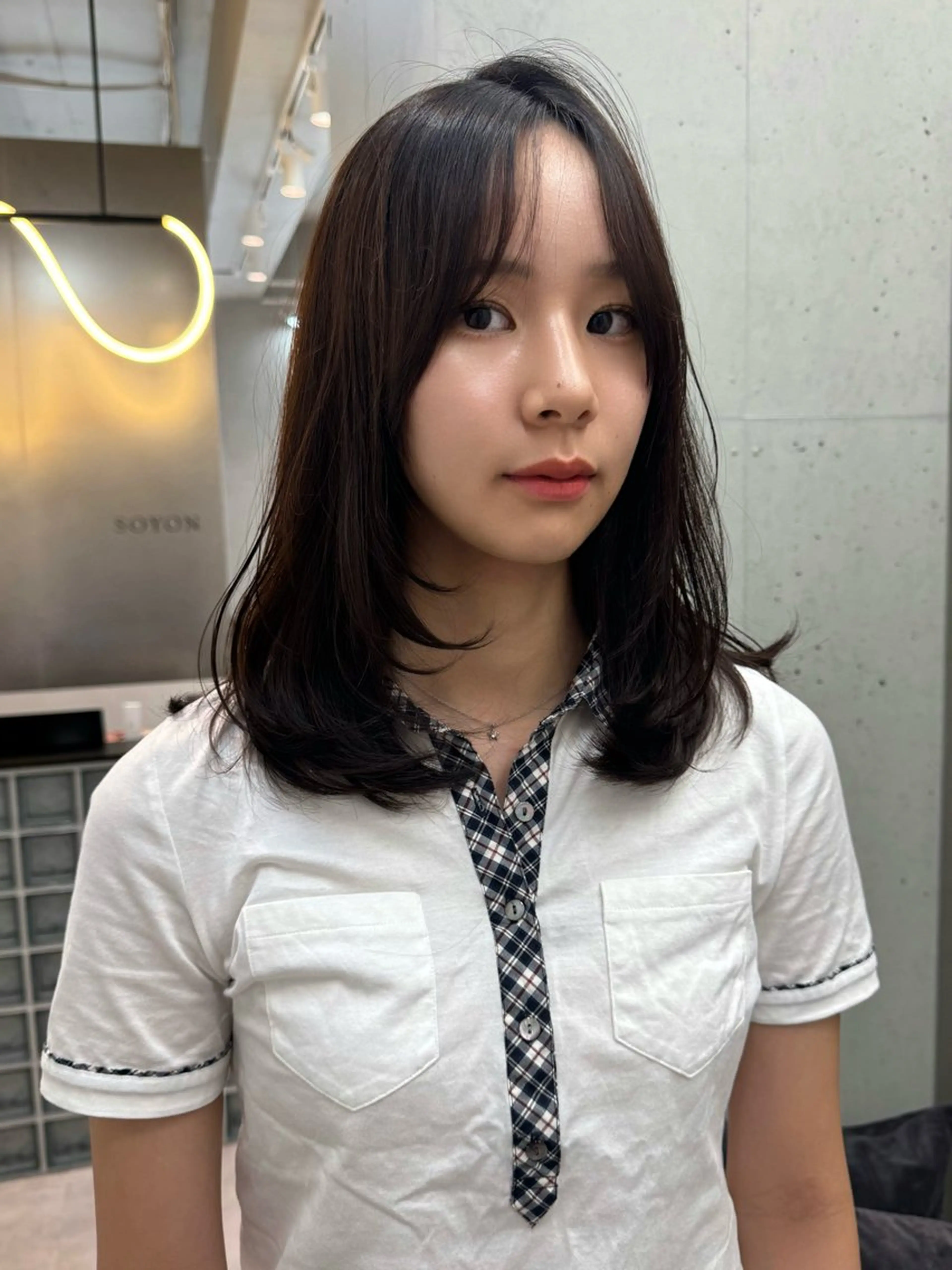 【シンプルメニュー】韓国風カット+ワンカラーの写真