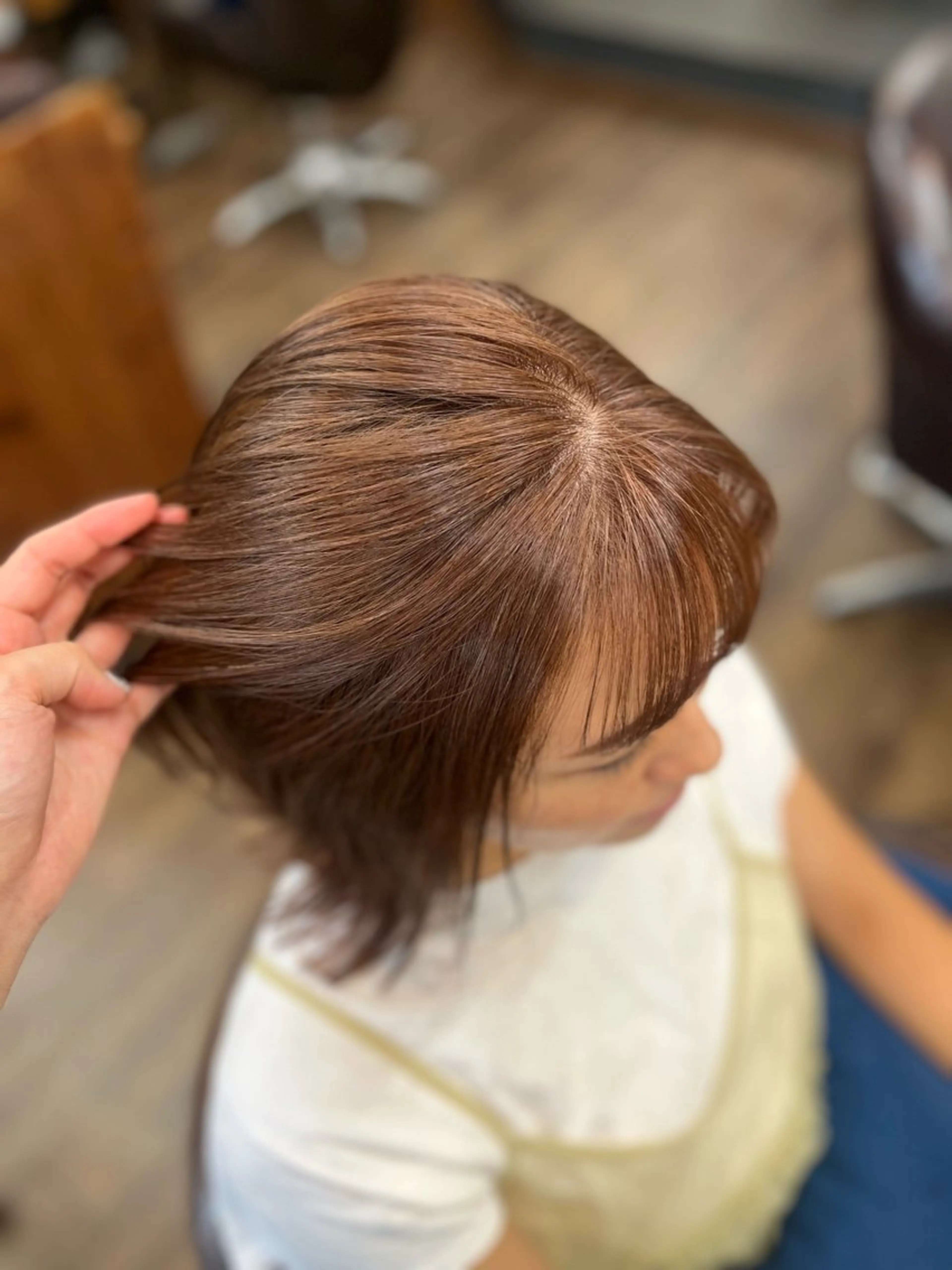 ミディアム カラー カット ヘアカラー 💠西山果琳💠 マツパモデル募集のヘアスタイル