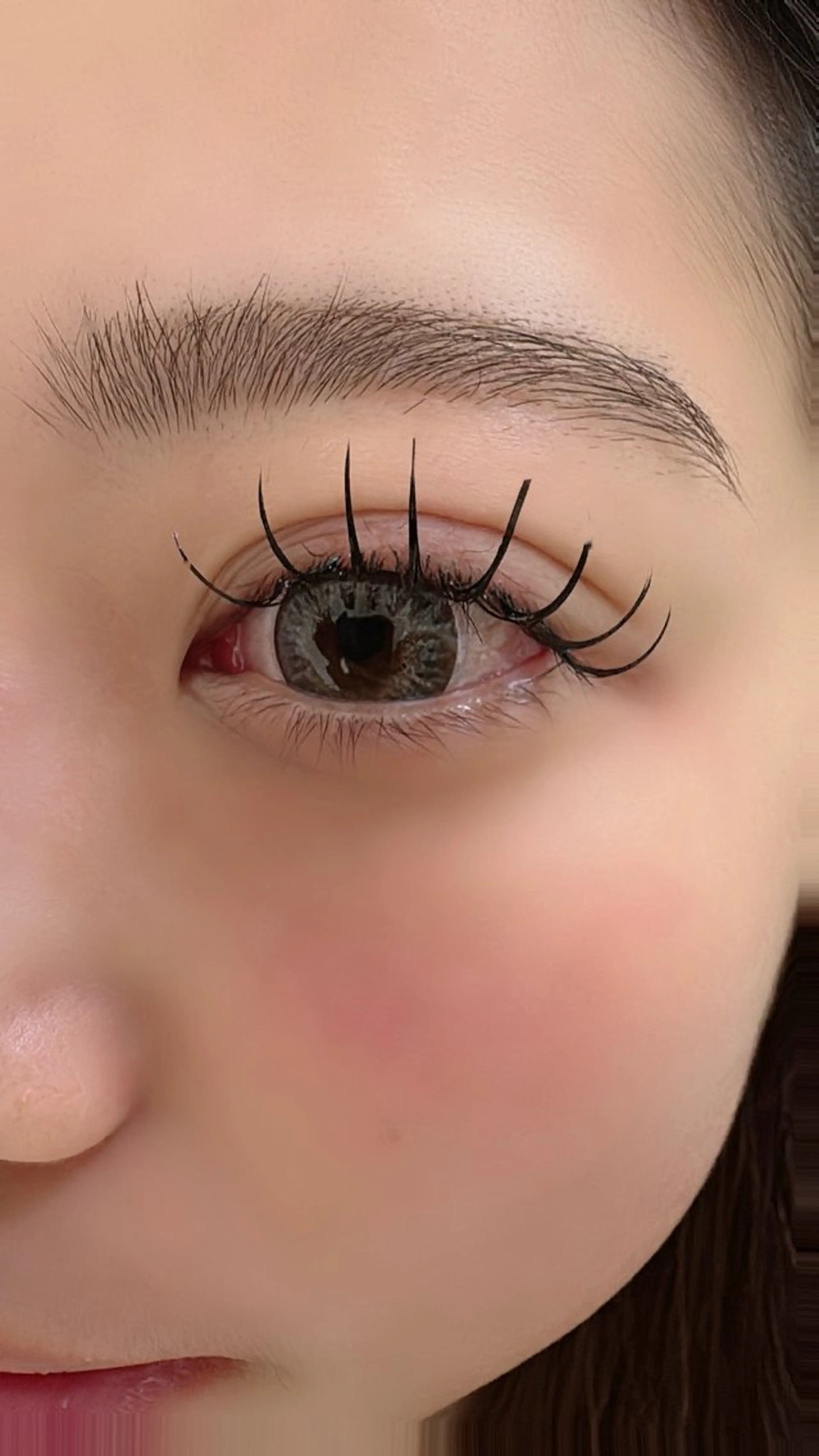 マツエク・マツパ 束感まつ毛 フラットラッシュ マツエク パリジェンヌ マツエク専門店　玲子のマツエク・マツパデザイン