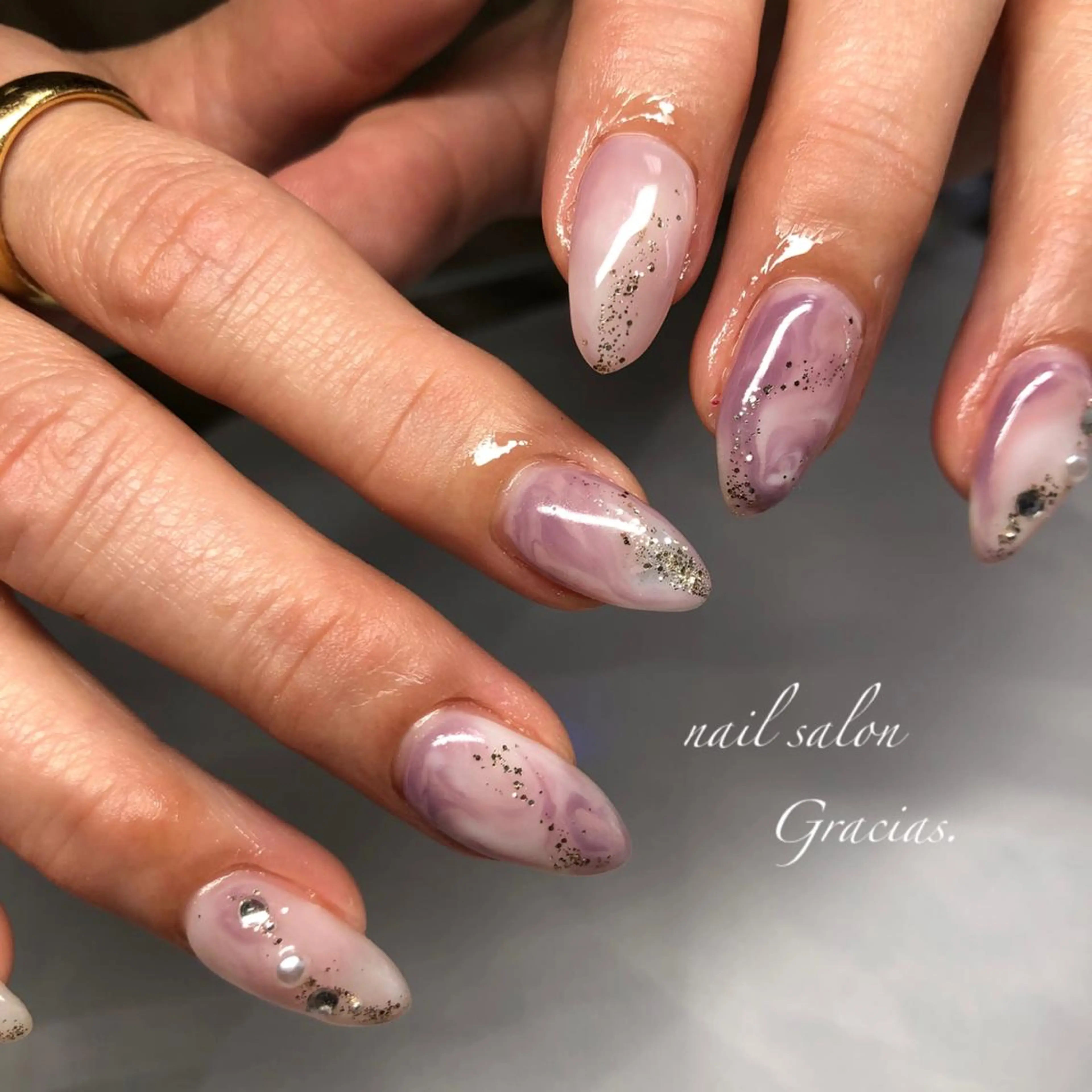 ネイル ハンドネイル Gracias. rieのネイルデザイン