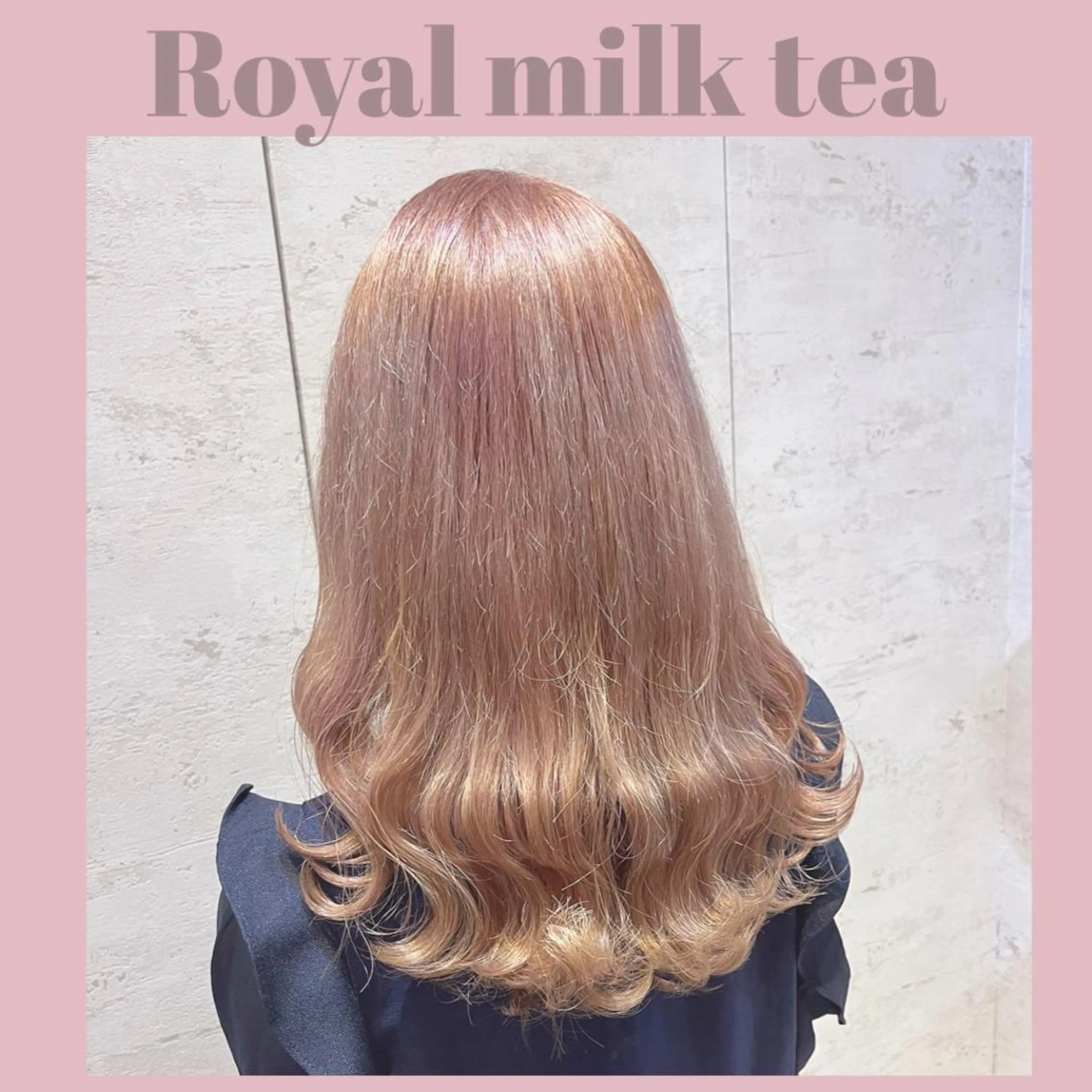 ロング 顔まわりレイヤー 顔周りカット 髪質改善 レイヤーカット 小顔カット 川井麻由🎀アイドル 量産🎀ピンクカラーのヘアスタイル