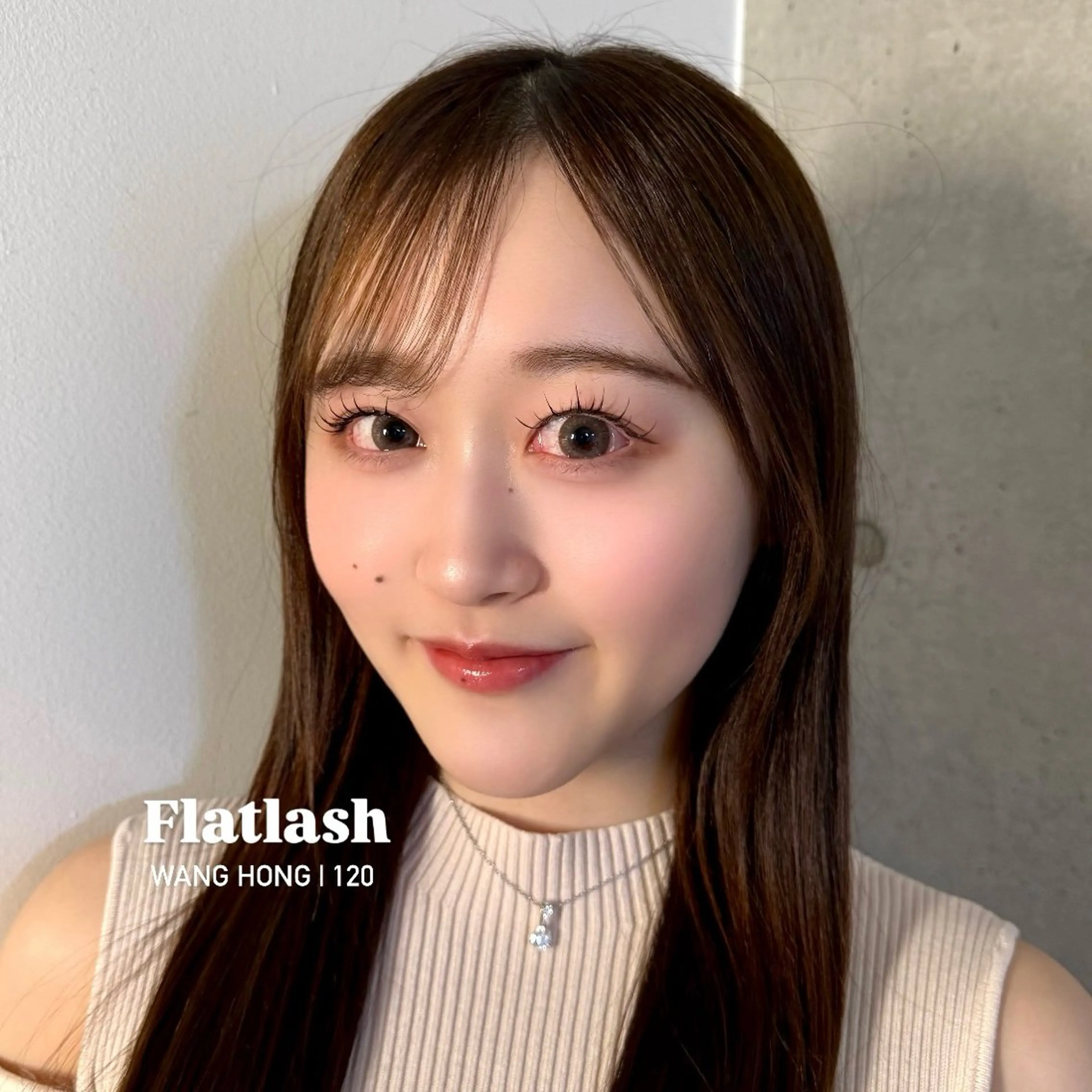 マツエク・マツパ 束感まつ毛 フラットラッシュ 韓国風マツエク ワンホンマツエク マツエク reina .のマツエク・マツパデザイン