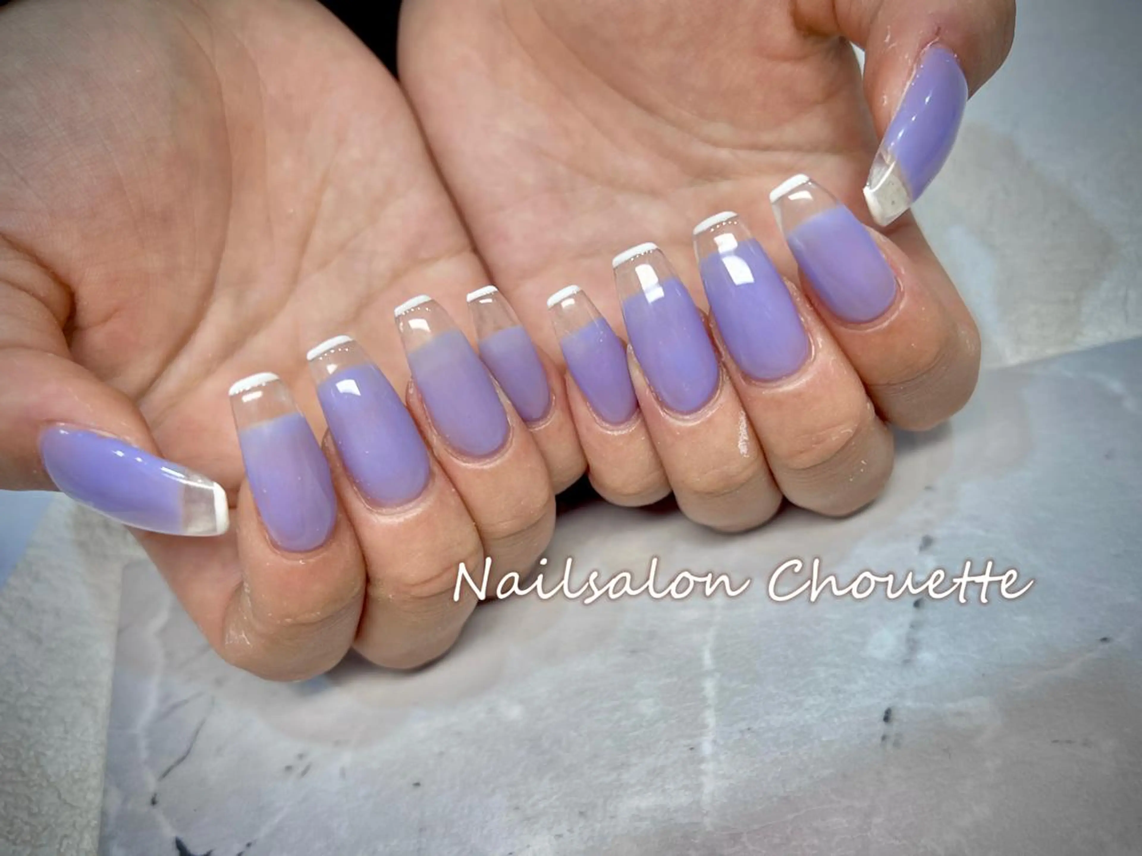 セミロング ハンドネイル Chouette Nailのネイルデザイン