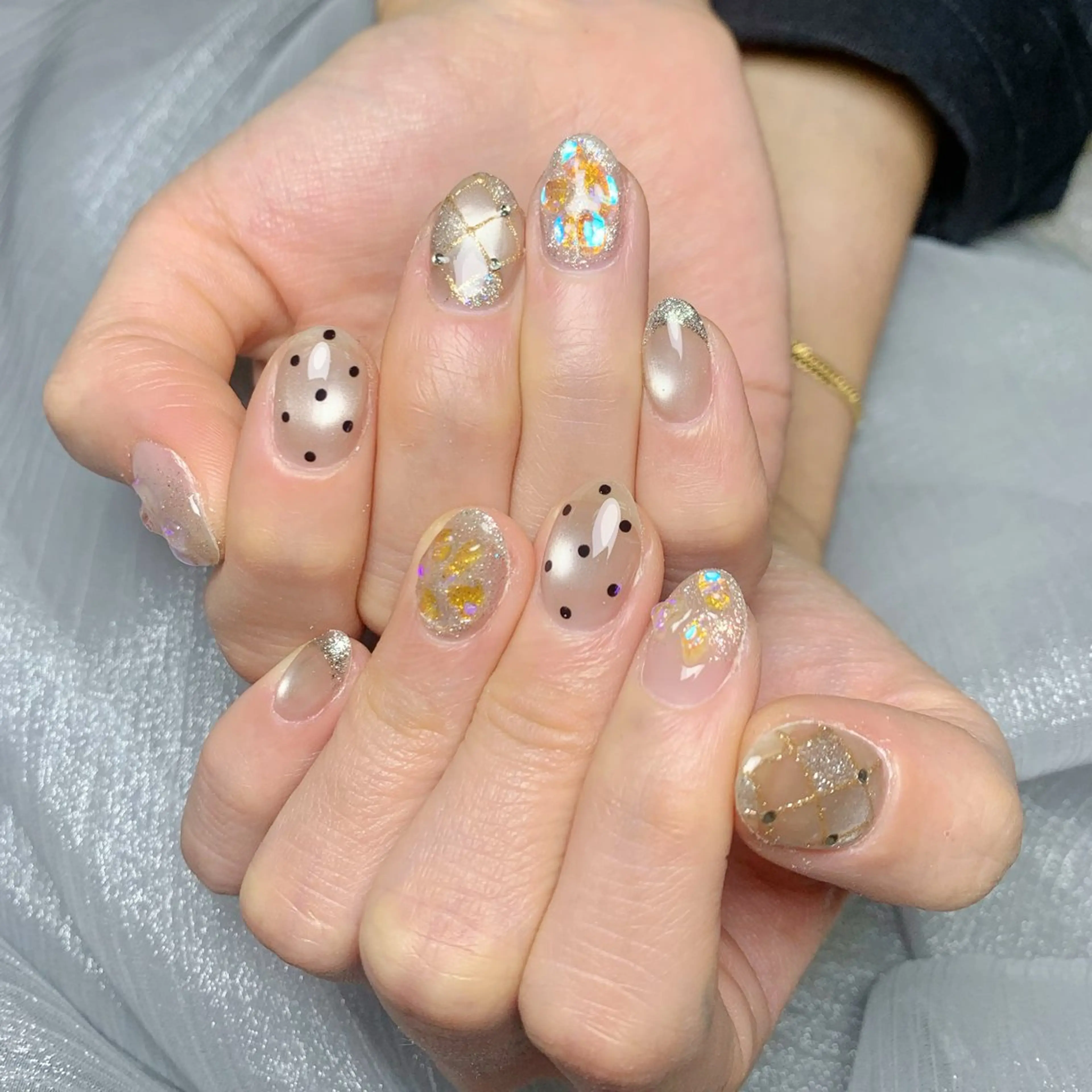 ネイル アートネイル 持ち込み なつみ wooのネイルデザイン