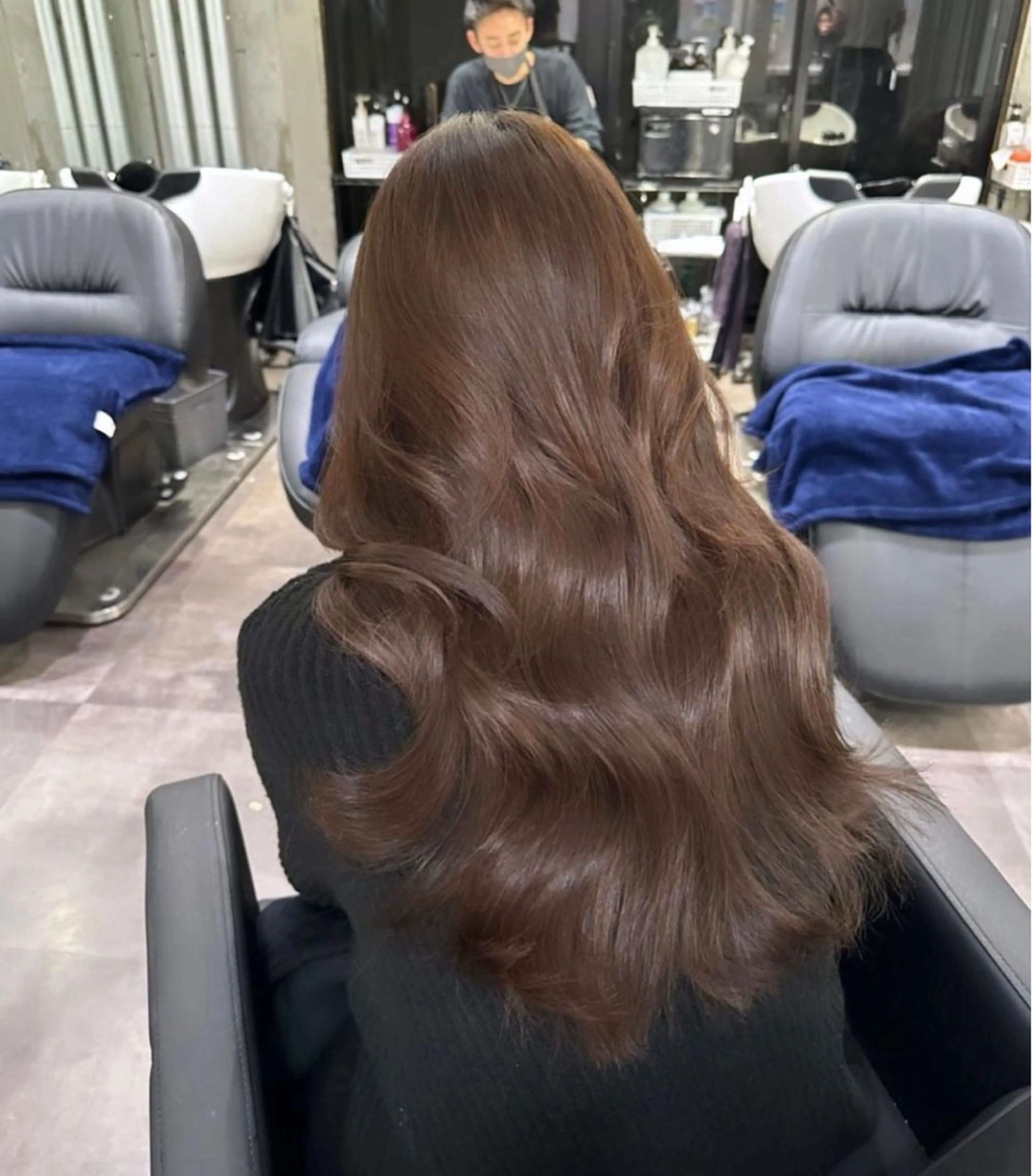 ロング 韓国風ヘア ヘアカラー トリートメント 東京🌈菊池 湧輝🫧表参道/渋谷のヘアスタイル