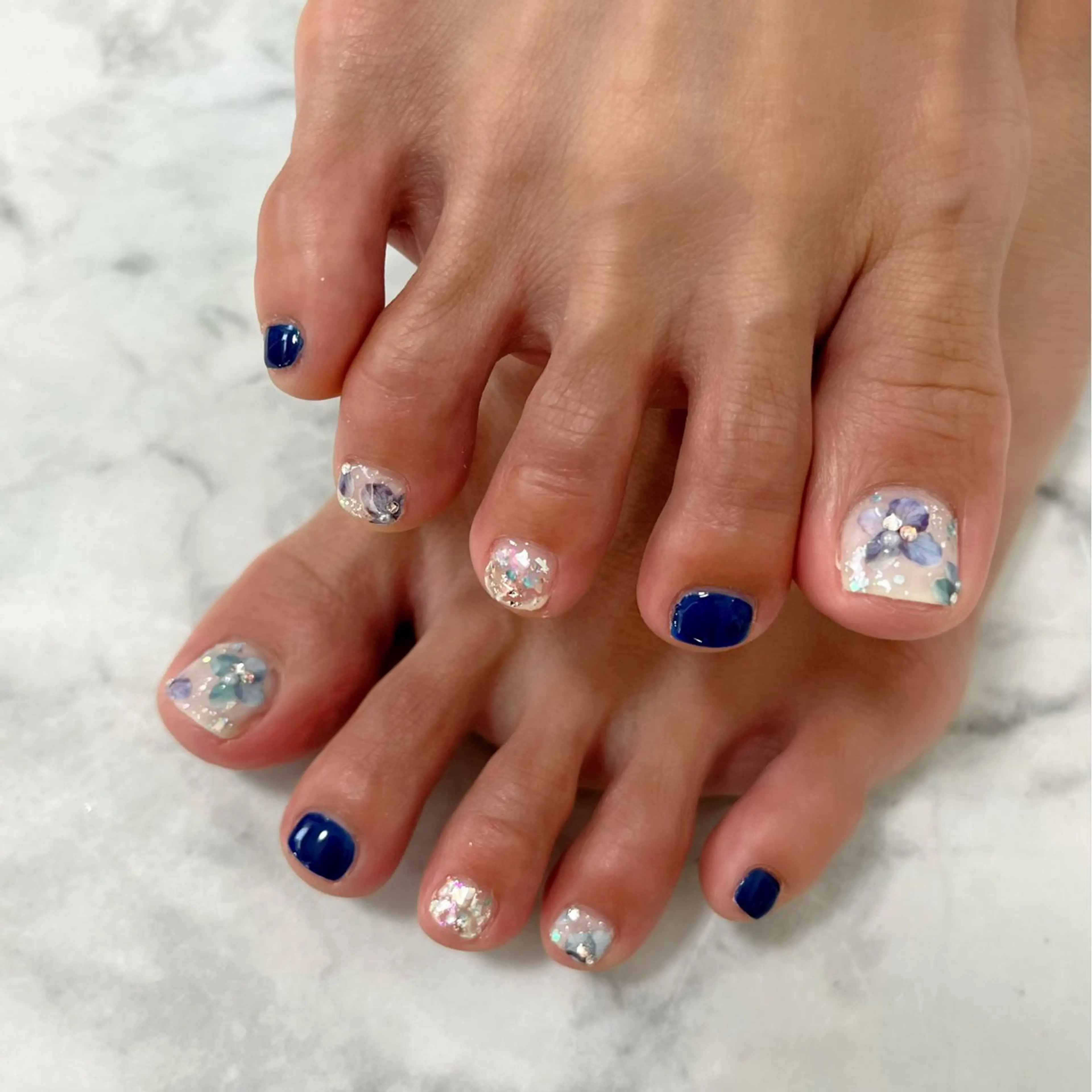 ネイル フットネイル ホームネイルサロン Shellのネイルデザイン