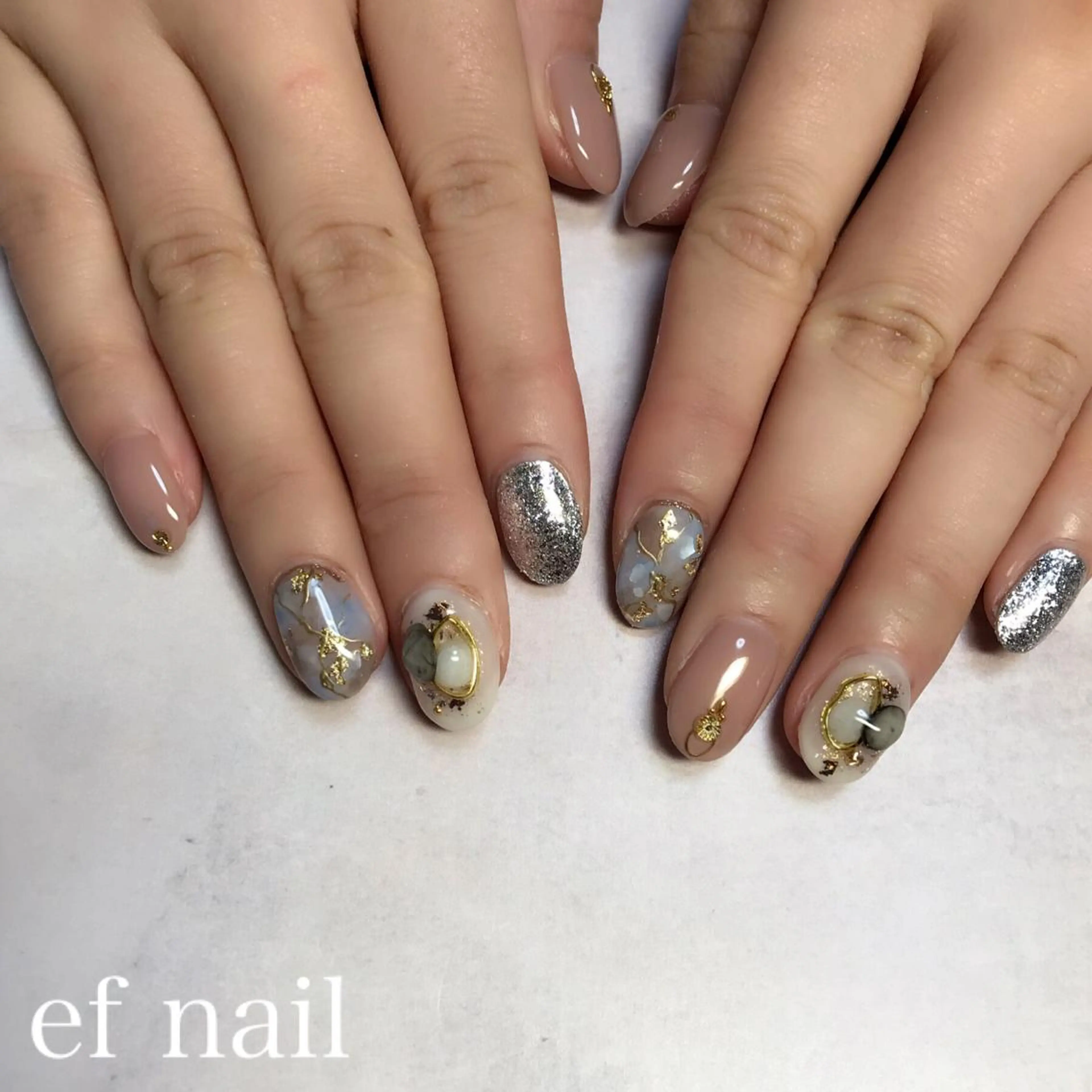 ネイル ハンドネイル ef nailのネイルデザイン