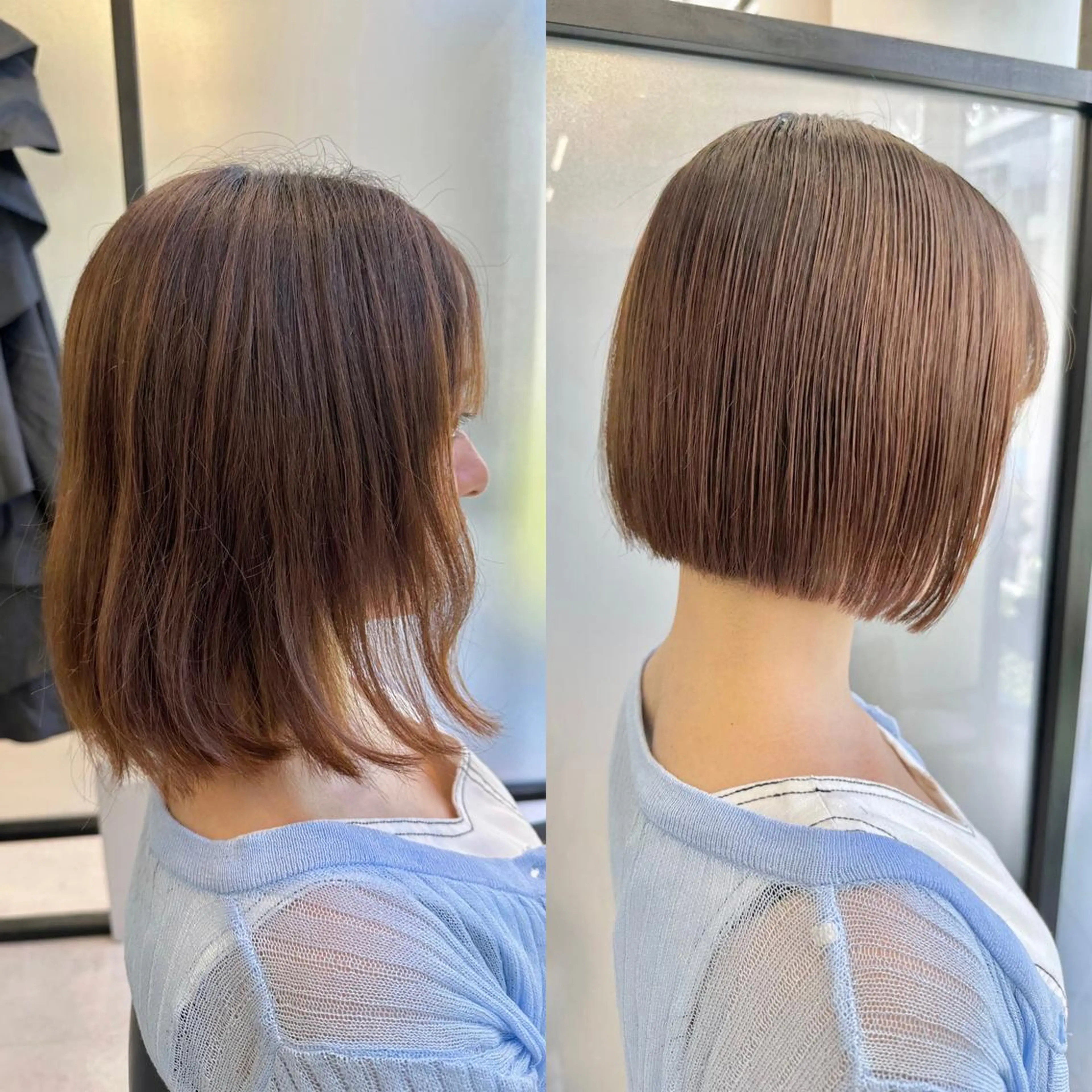 ショート SALOWIN心斎橋Suite店所属・ブリーチ毛にもできる 縮毛矯正OJIROのヘアスタイル