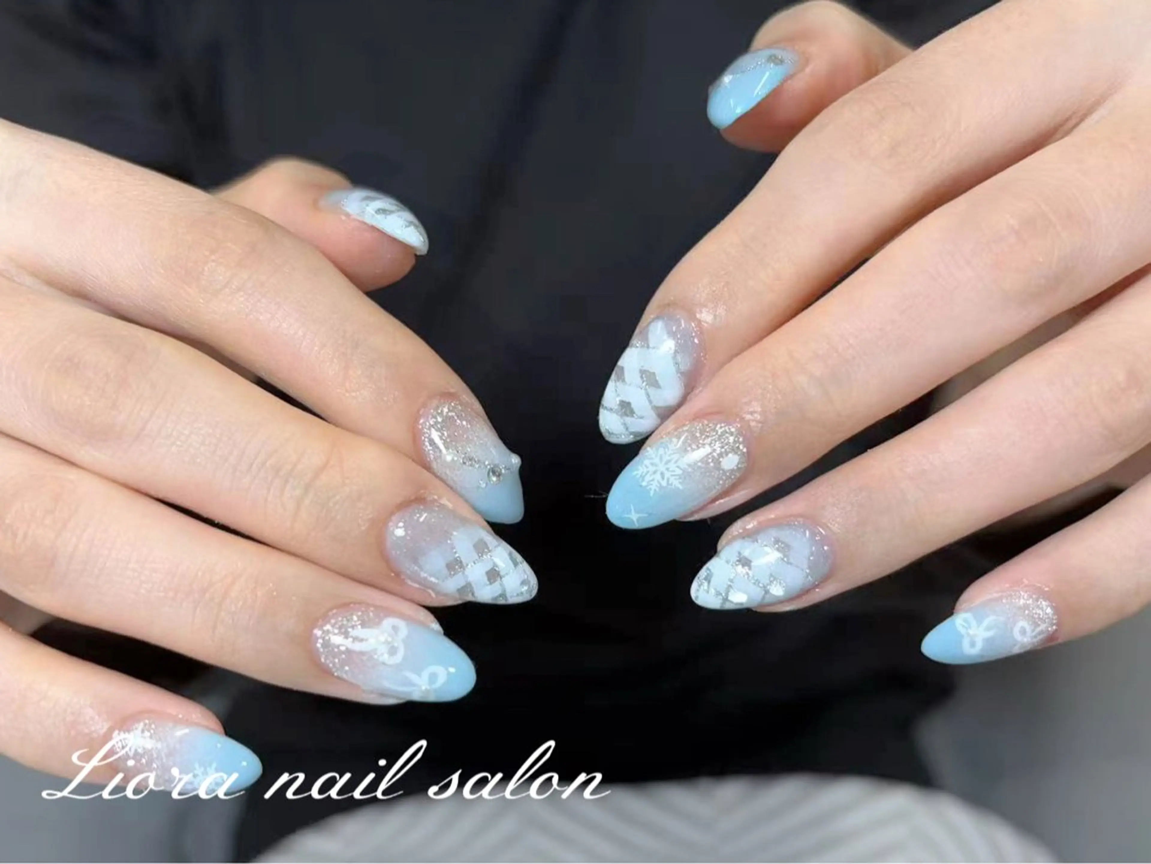 ネイル チークネイル フットネイル フレンチネイル ジェルネイル ガーリー ハンドネイル Liora nail salonのネイルデザイン