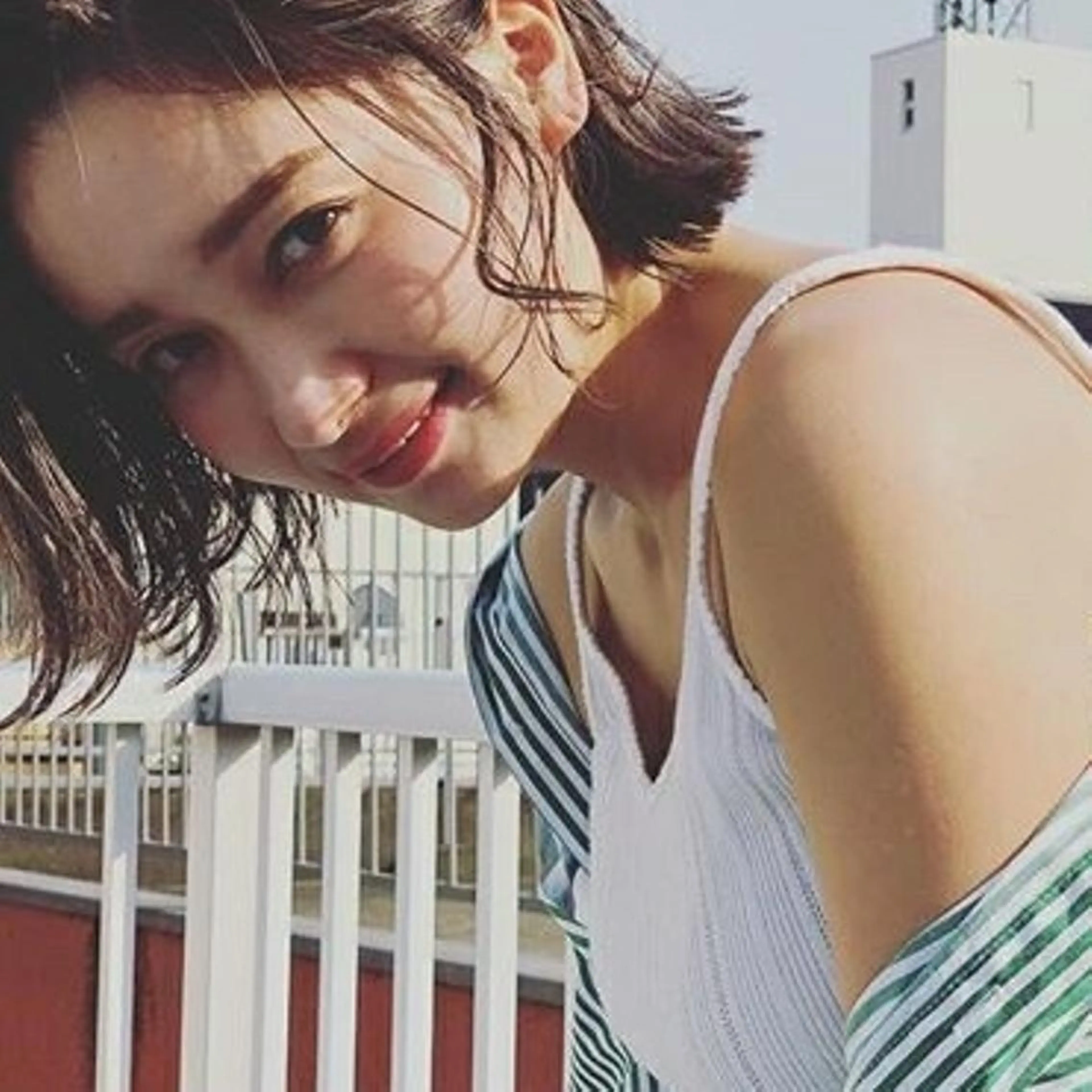 ミディアム パーマ カラー オーダー  府中のヘアスタイル